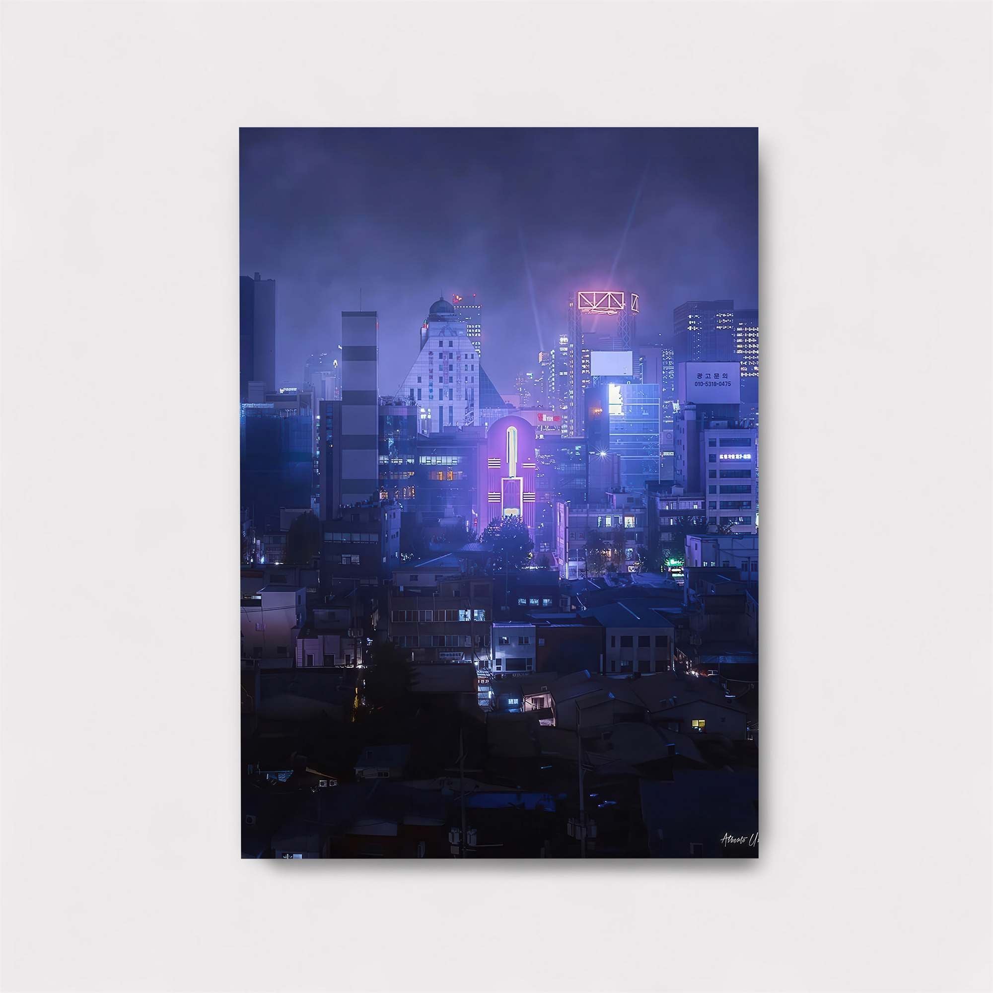 Neon Dreamscape Safe Wall Magnetic / M