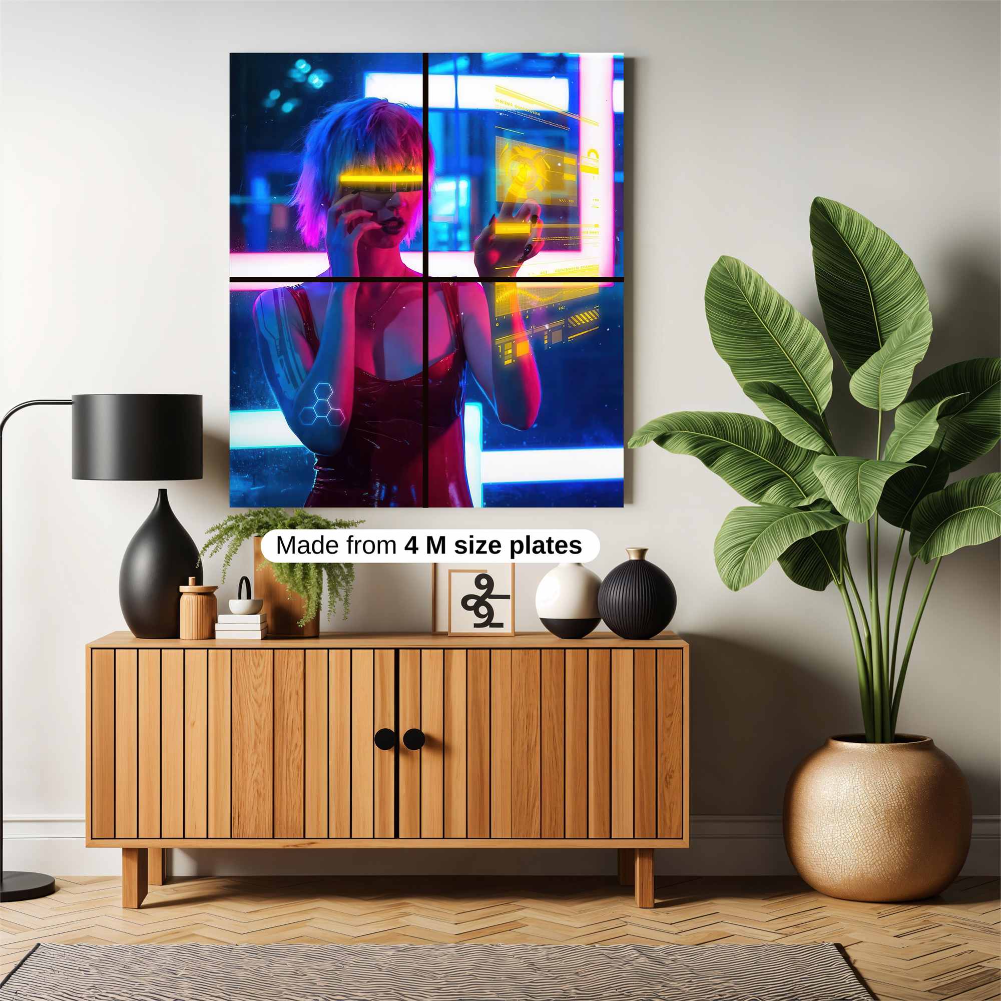 Cyber Enigma Safe Wall Magnetic / M