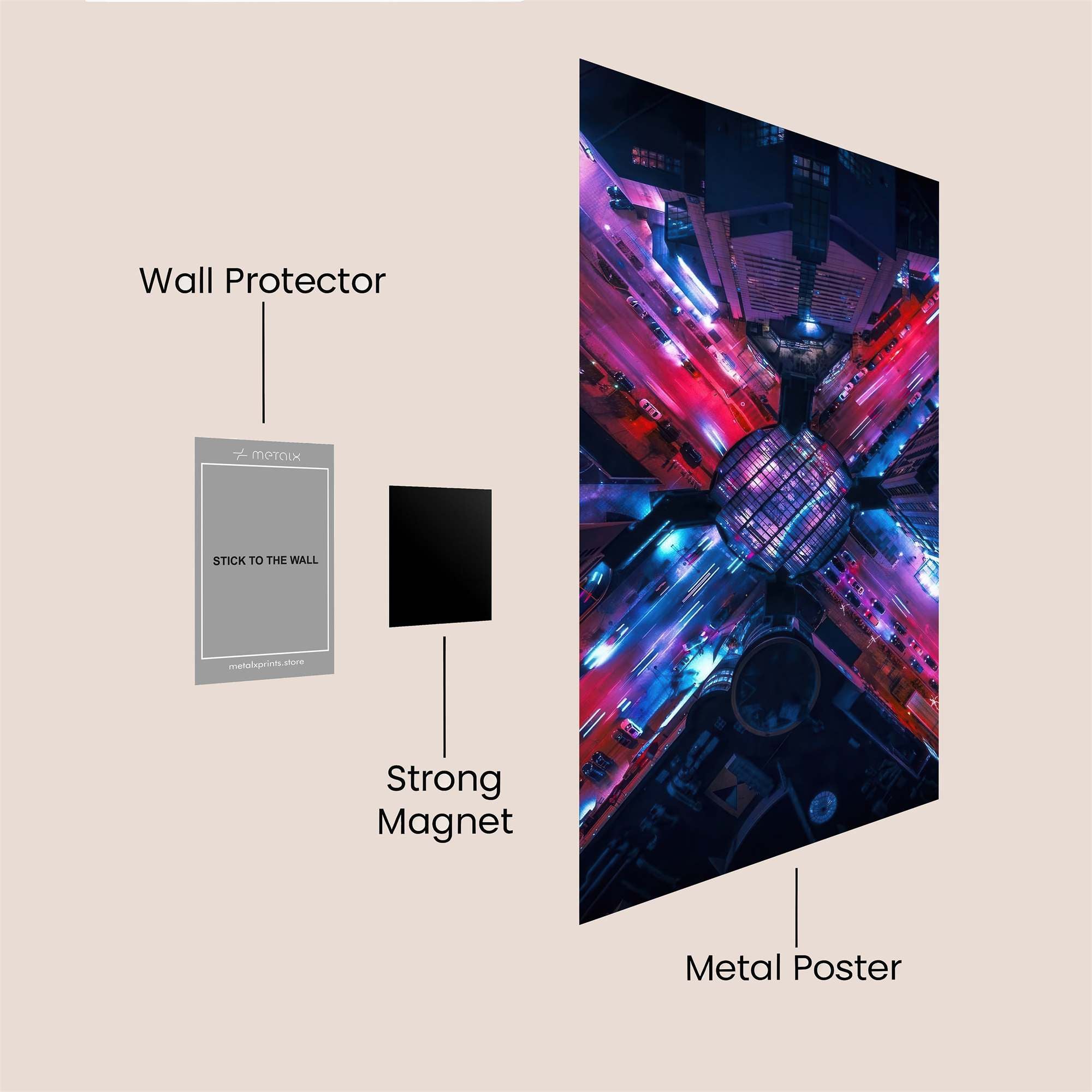 City Pulse Safe Wall Magnetic / M