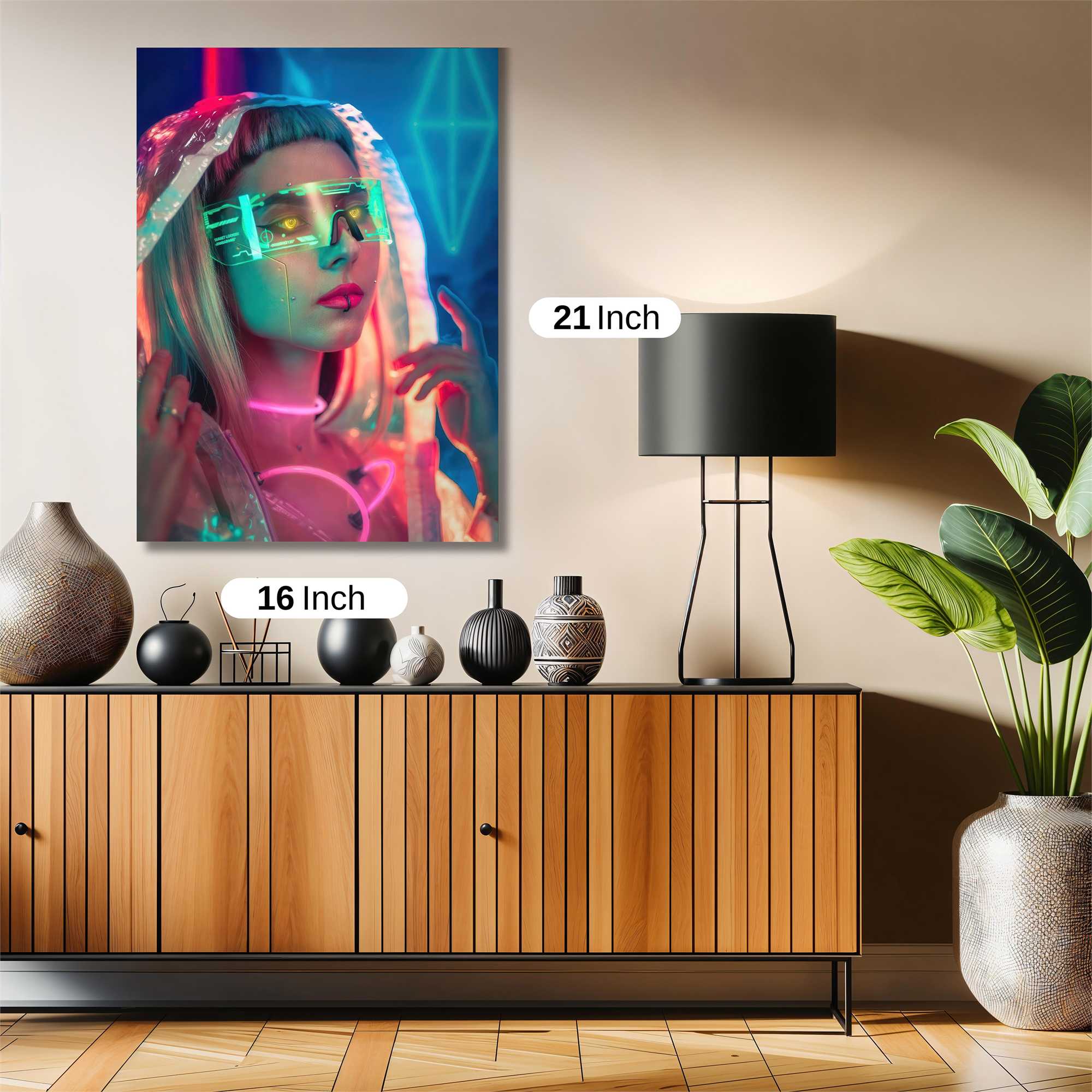 Neon Enigma Safe Wall Magnetic / M