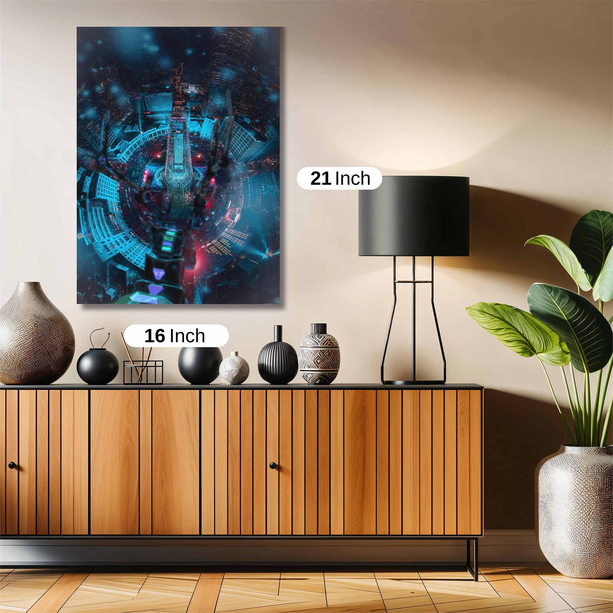 Eiffel Dreamscape Safe Wall Magnetic / M