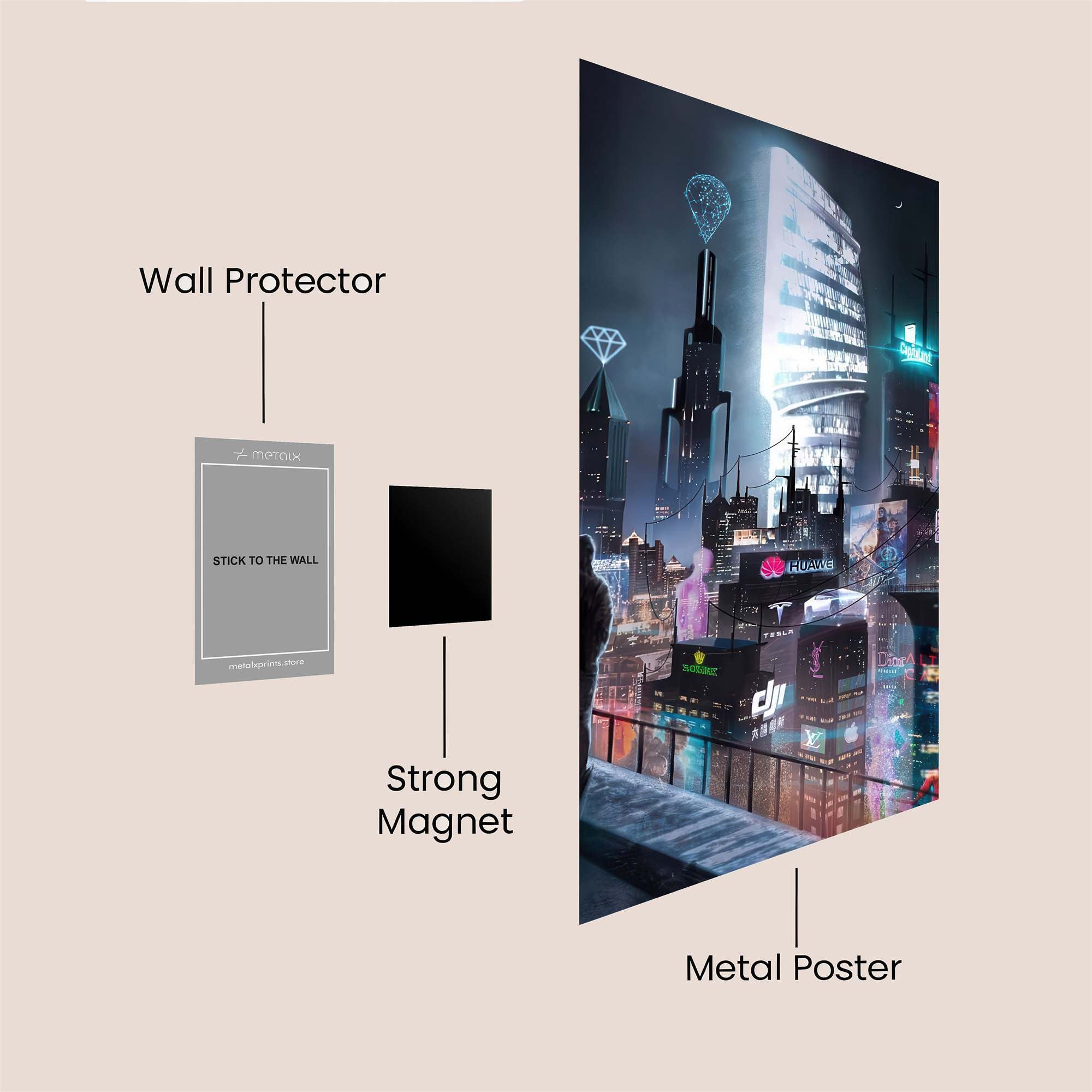 Cyberpunk Serenity Safe Wall Magnetic / M