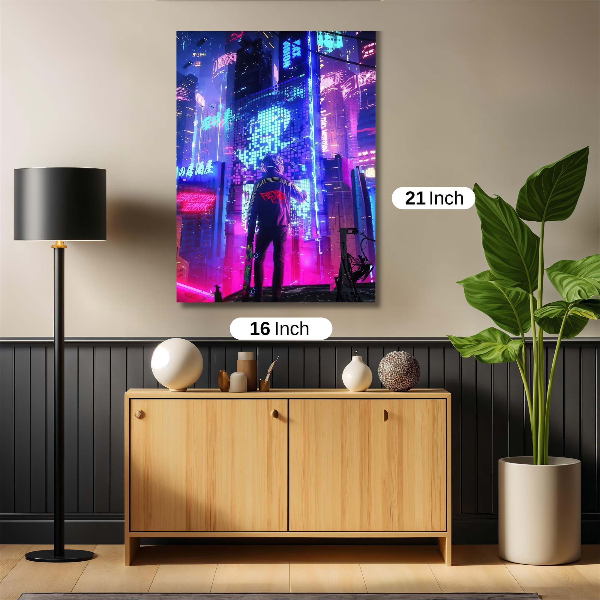 Cyberpunk Dream Safe Wall Magnetic / M