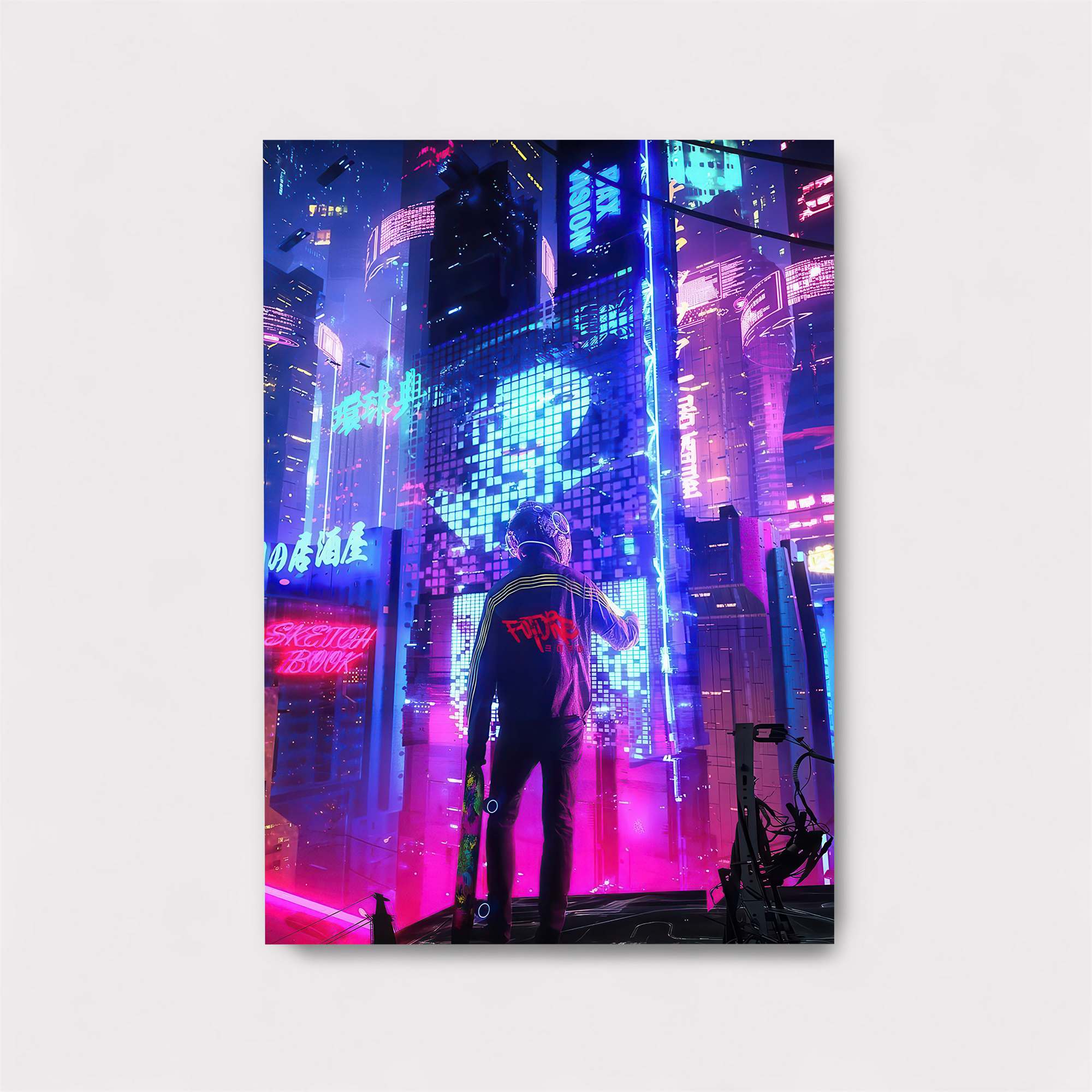 Cyberpunk Dream Safe Wall Magnetic / M