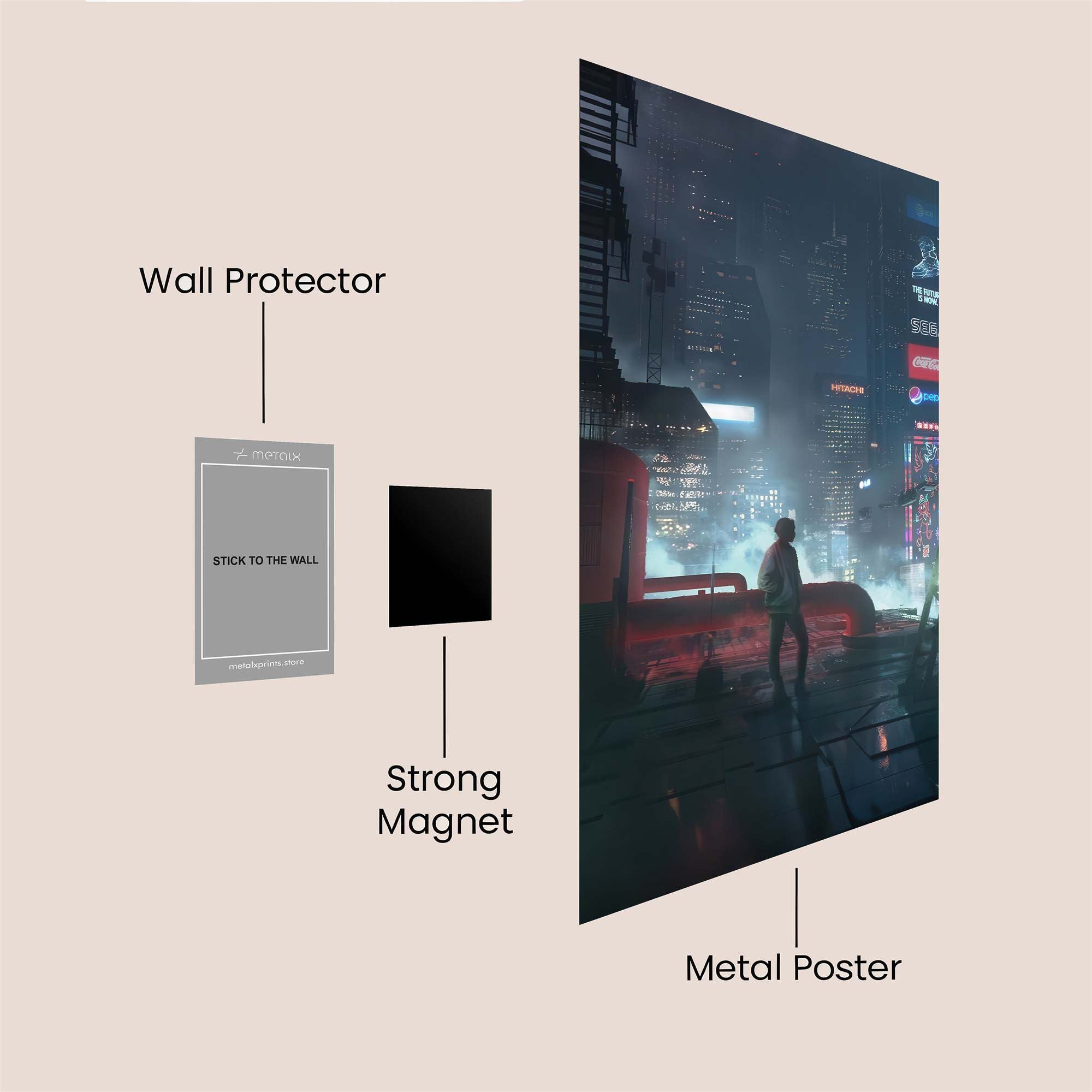 Cyberpunk Serenity Safe Wall Magnetic / M