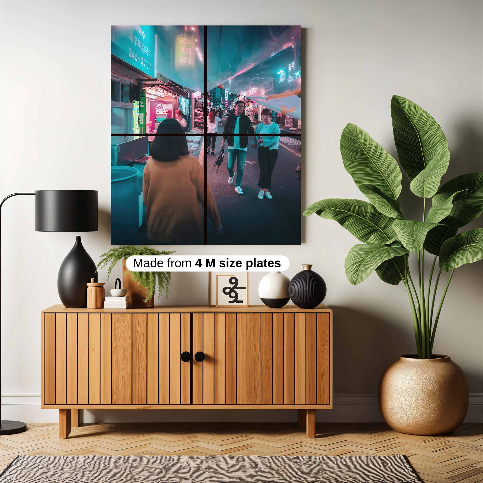 Neon Serenity Safe Wall Magnetic / M