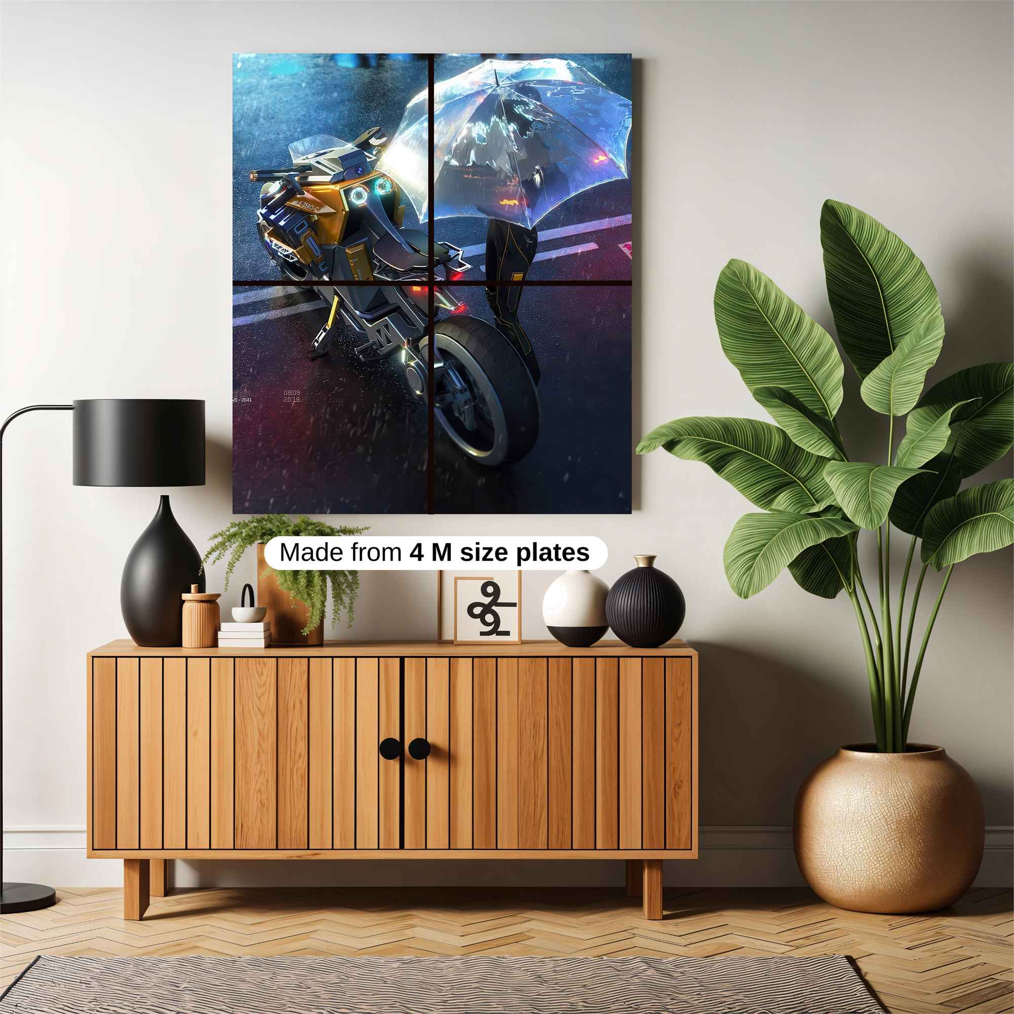 Cyber Serenity Safe Wall Magnetic / M