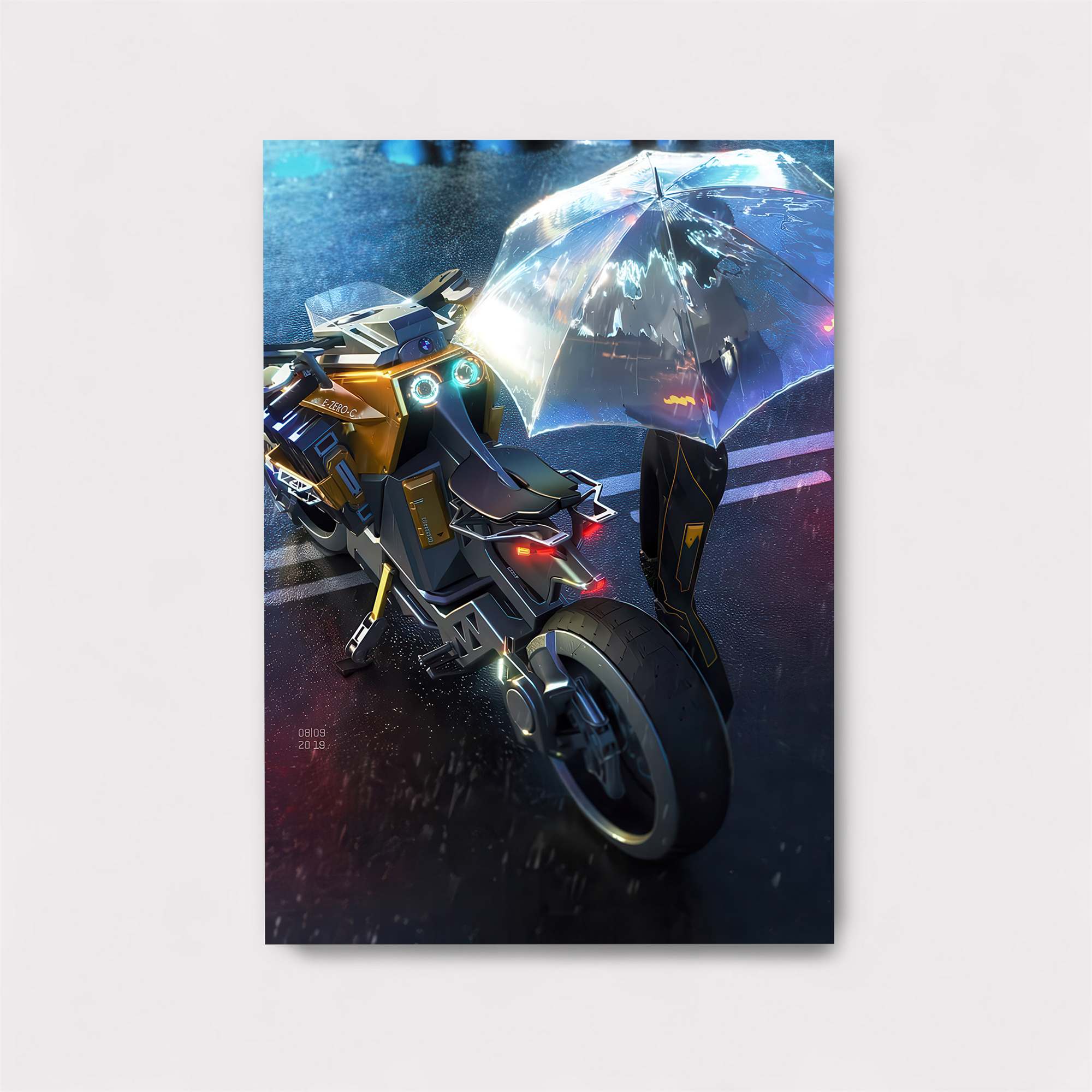 Cyber Serenity Safe Wall Magnetic / M