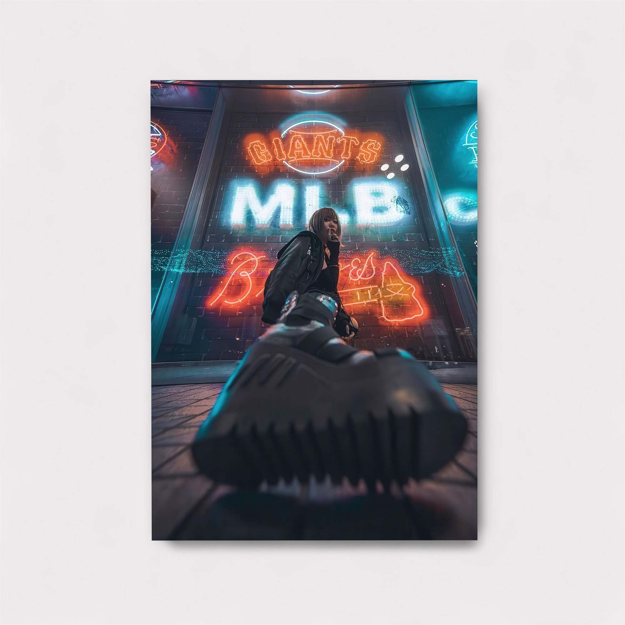 Neon Vibe Safe Wall Magnetic / M