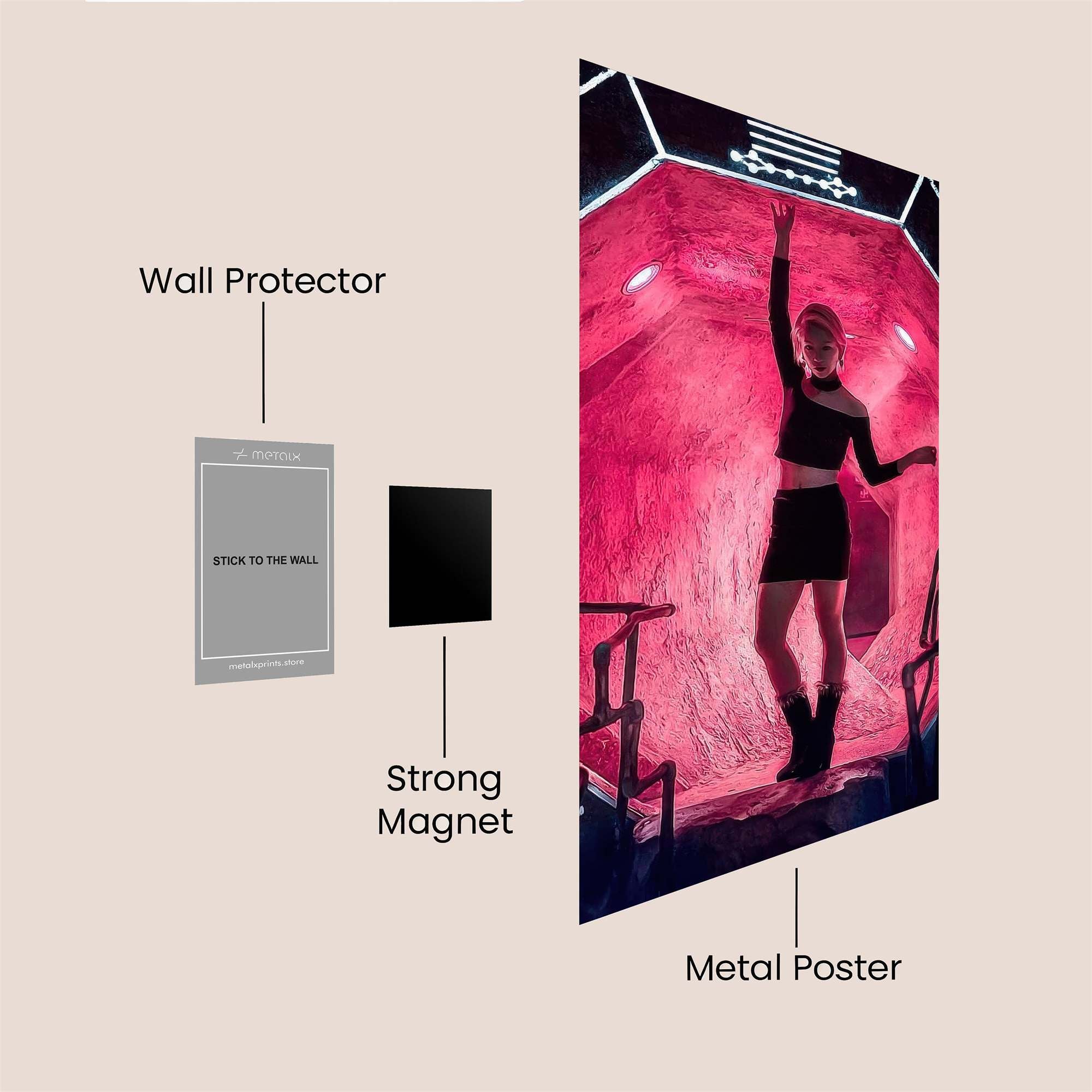 Portal Playful Safe Wall Magnetic / M