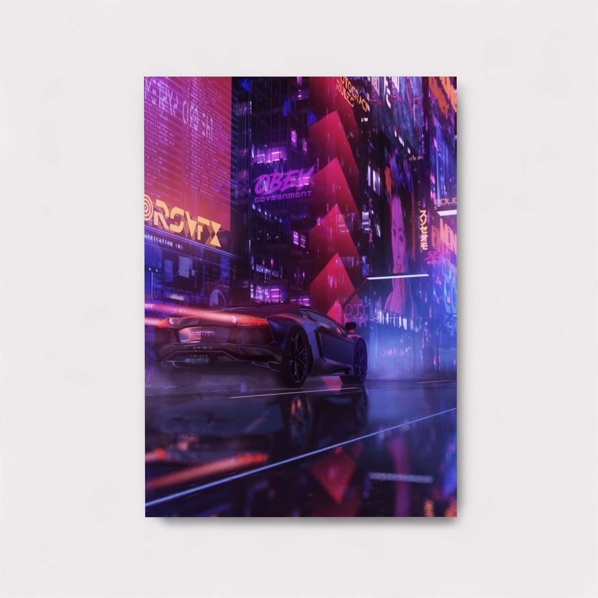 Cyber Rush Safe Wall Magnetic / M