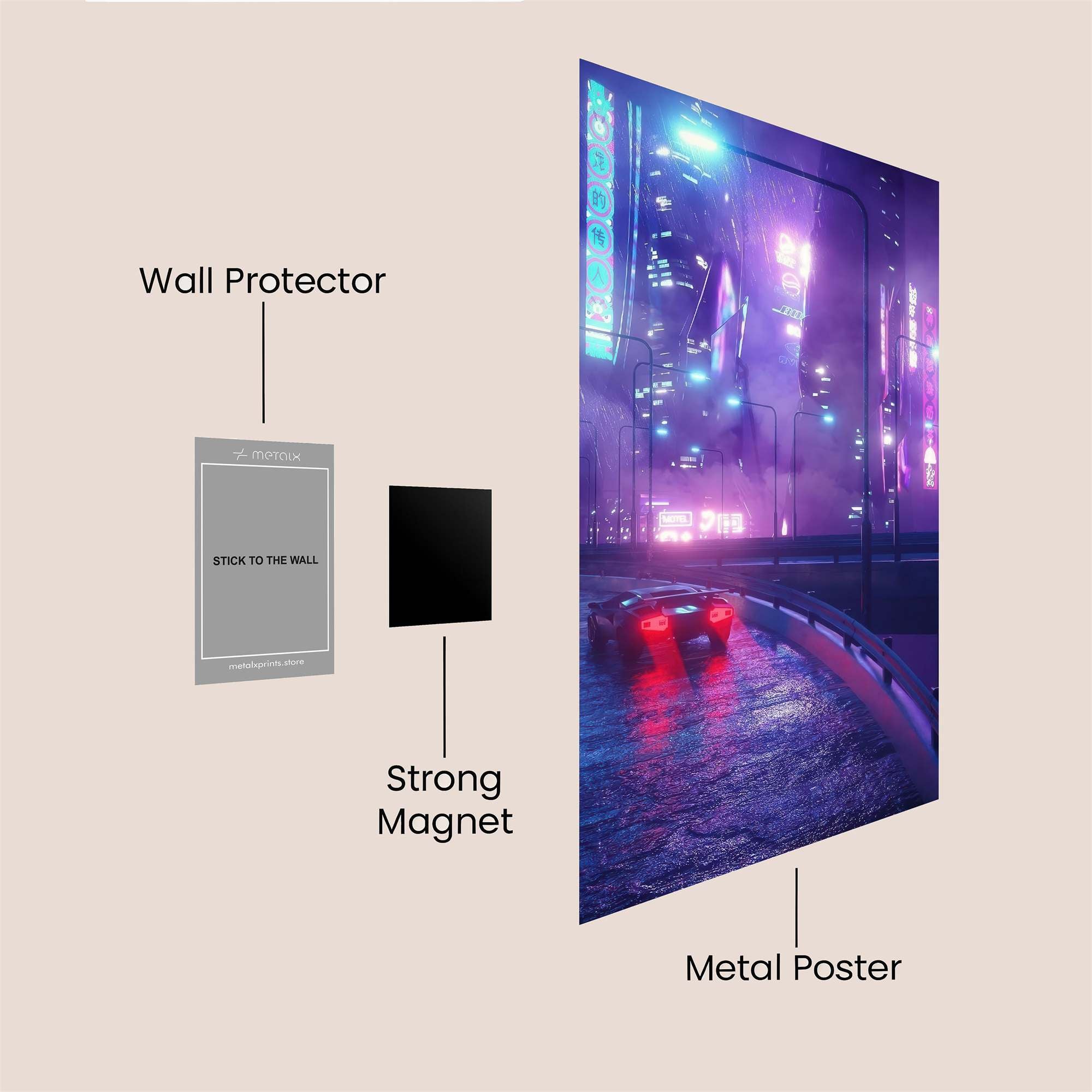 Neon Odyssey Safe Wall Magnetic / M