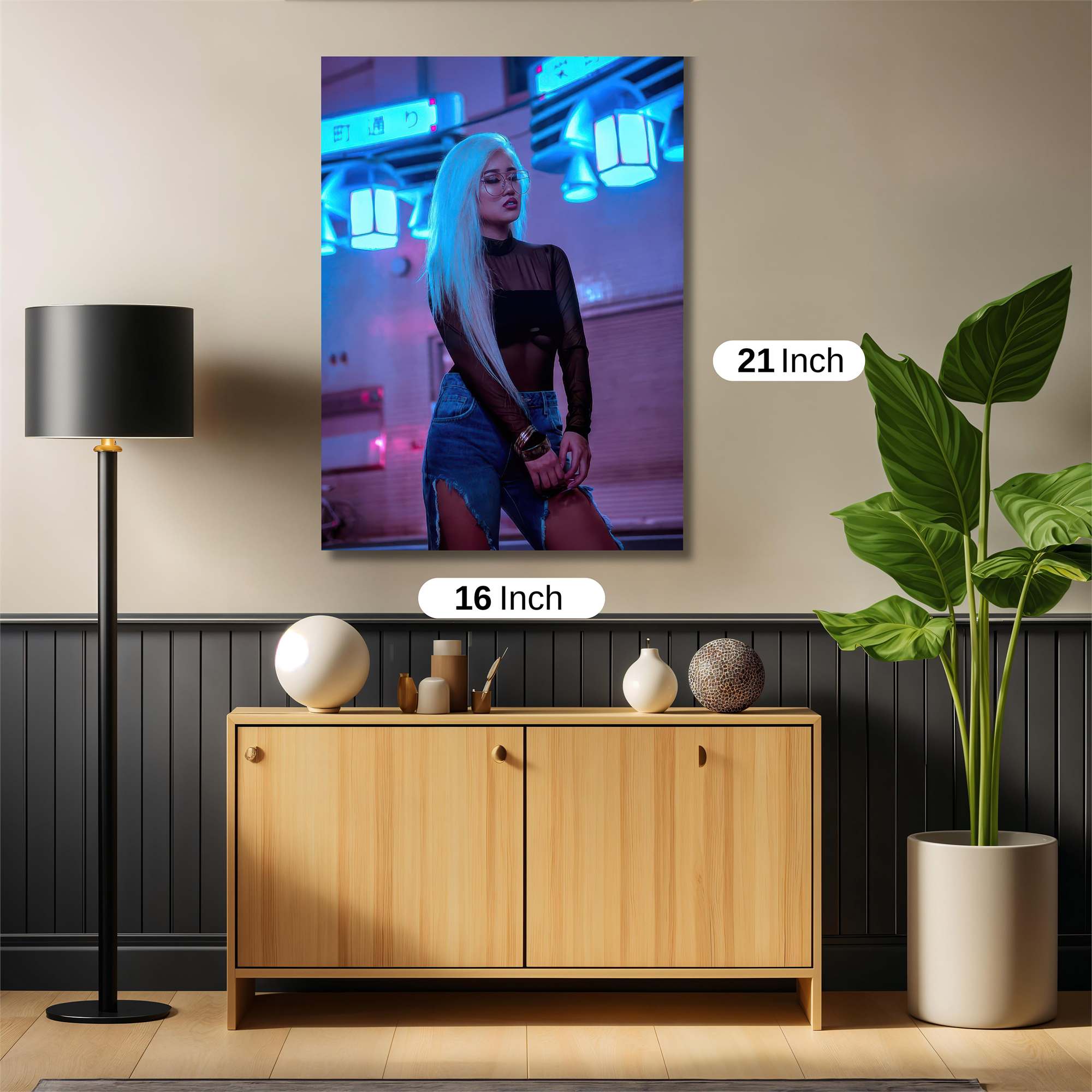 Neon Enigma Safe Wall Magnetic / M