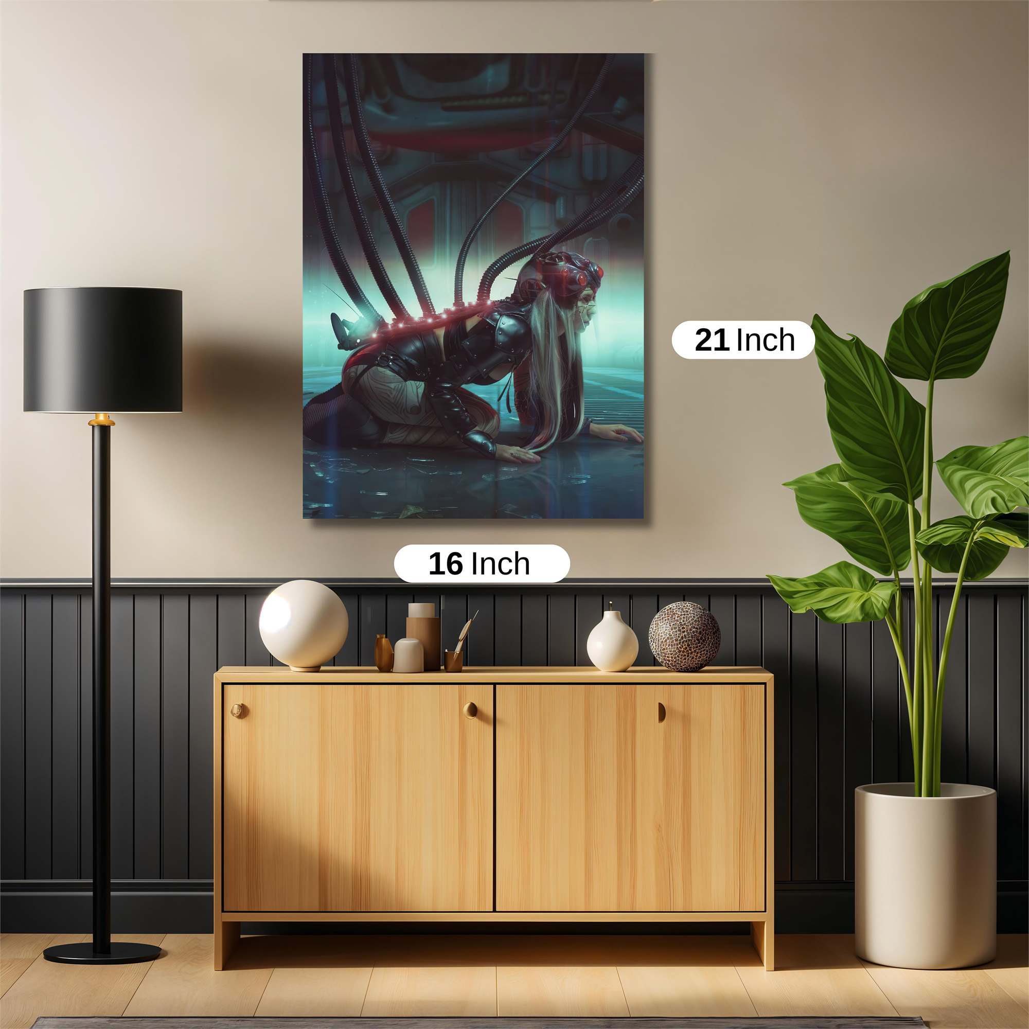 Cyber Despair Safe Wall Magnetic / M