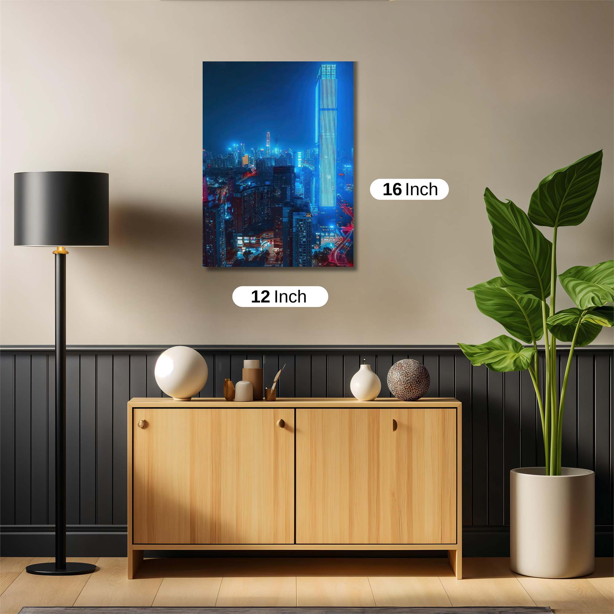 Skyline Serenity Safe Wall Magnetic / M