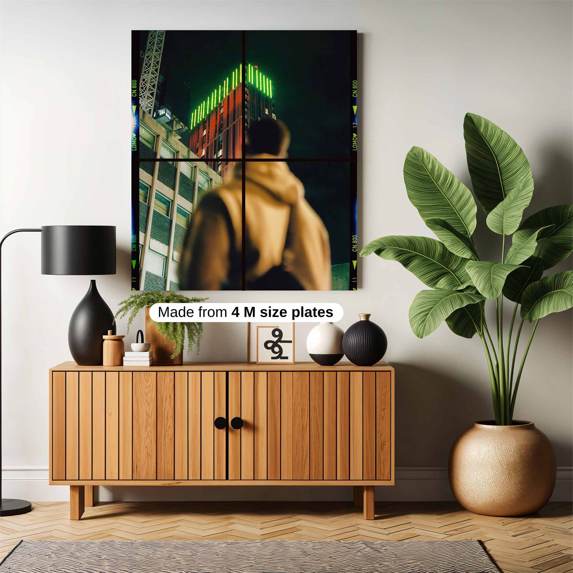 Neon Solitude Safe Wall Magnetic / M