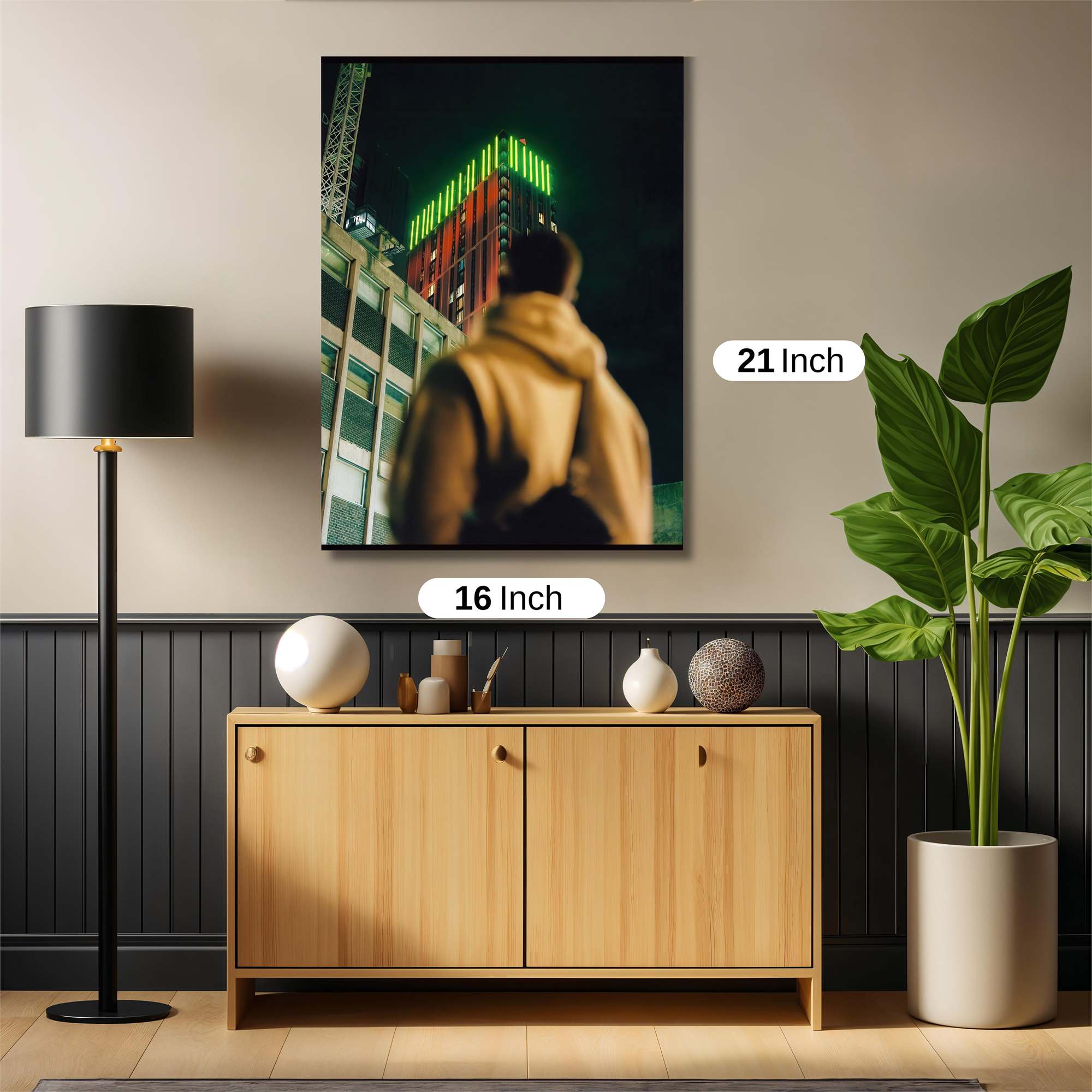 Neon Solitude Safe Wall Magnetic / M