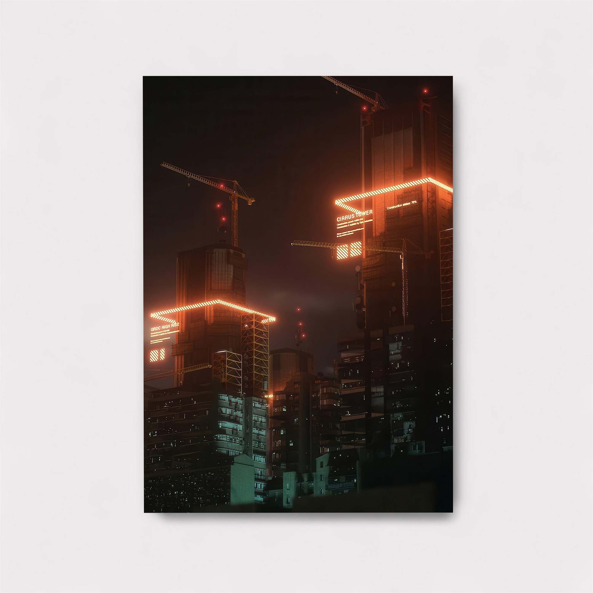 Neon Serenity Safe Wall Magnetic / M