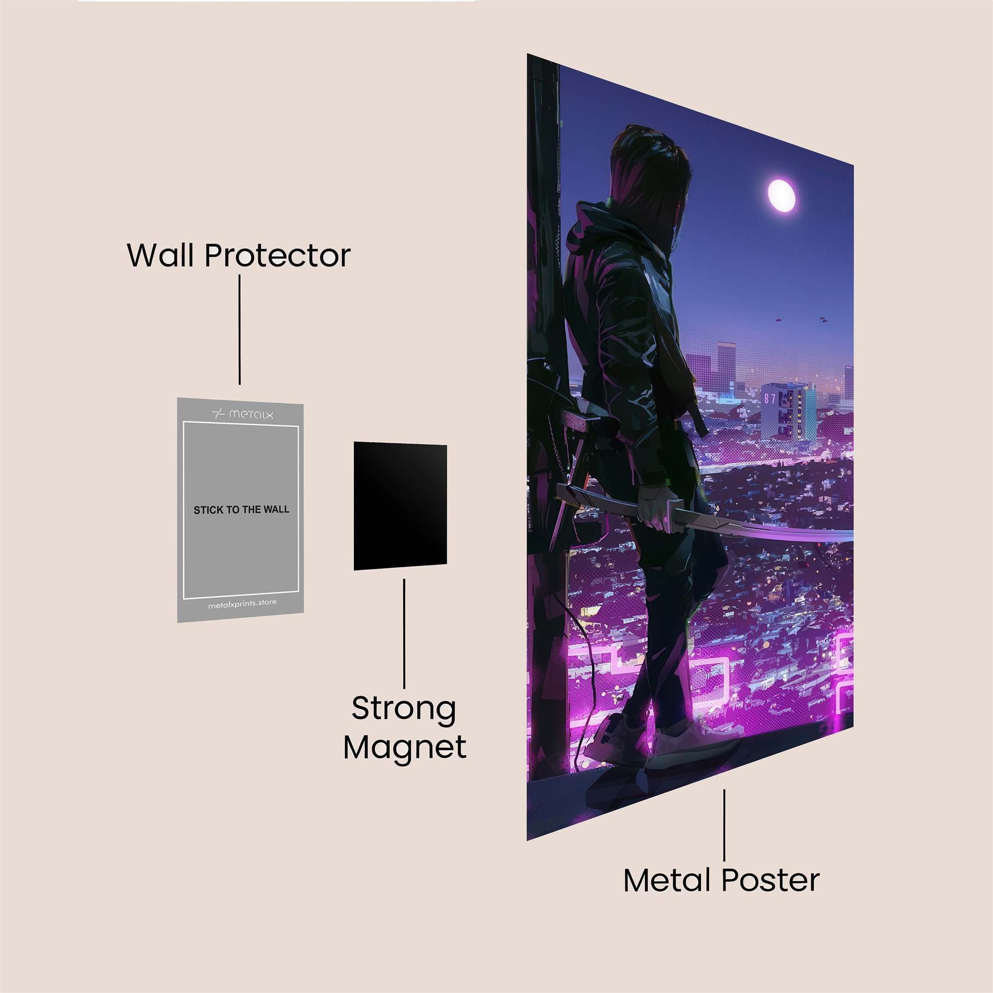 Cyberpunk Serenity Safe Wall Magnetic / M