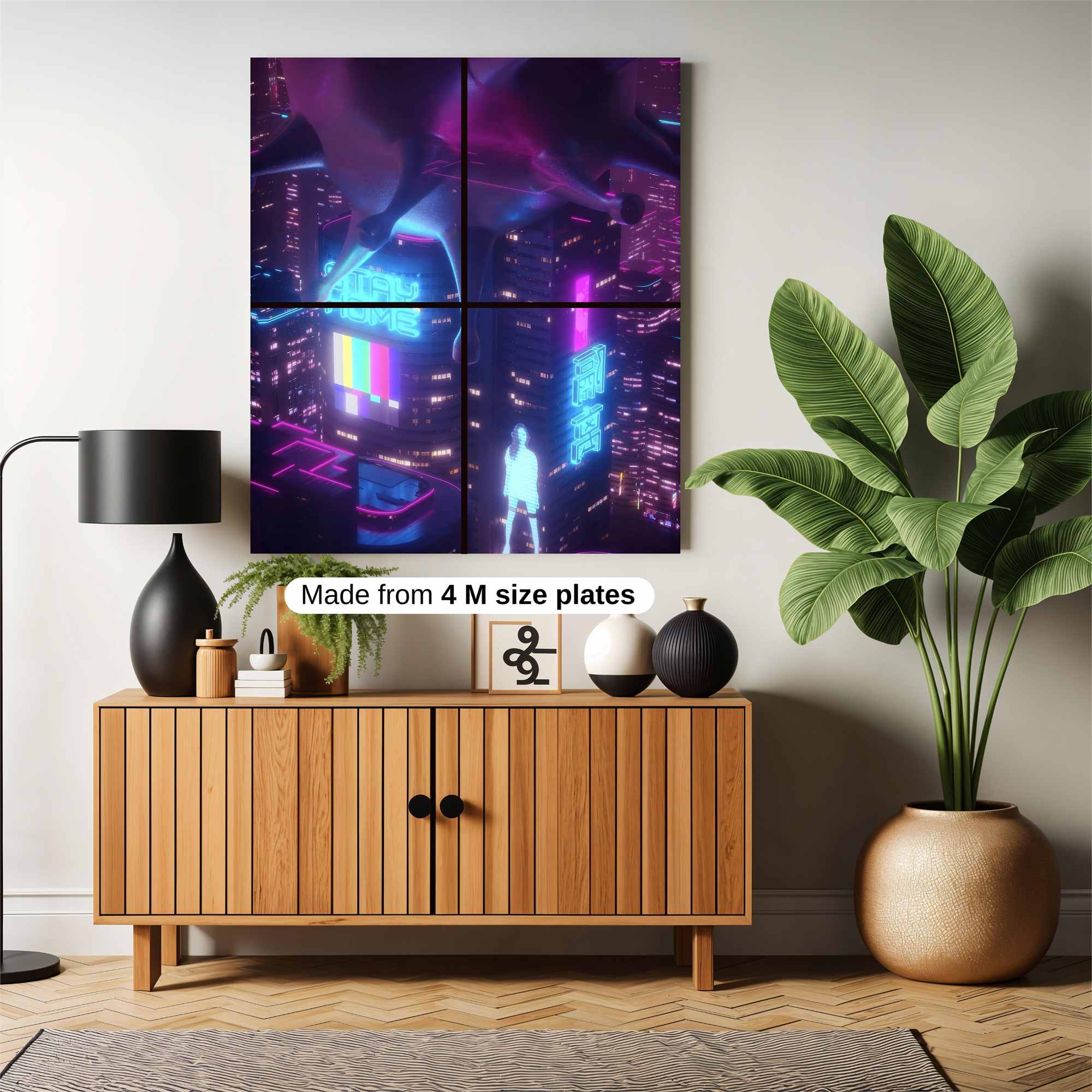 Cyber Serenity Safe Wall Magnetic / M