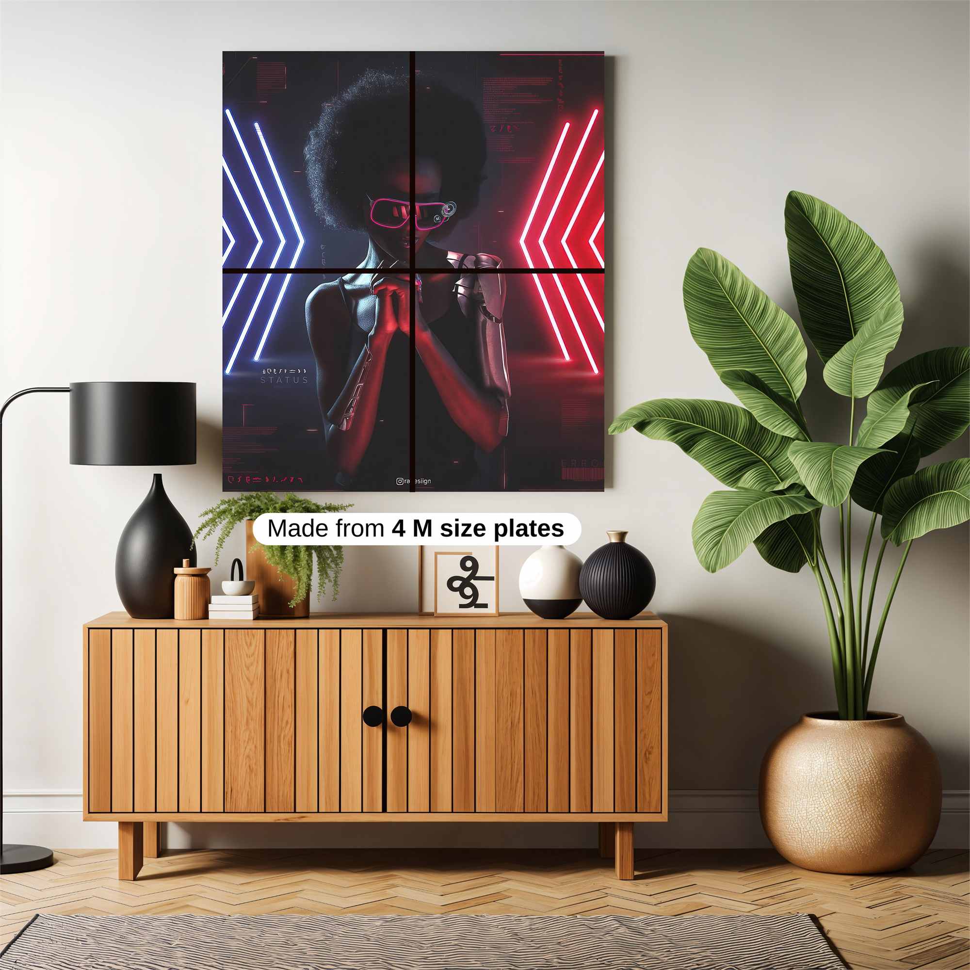 AfroCyber Safe Wall Magnetic / M