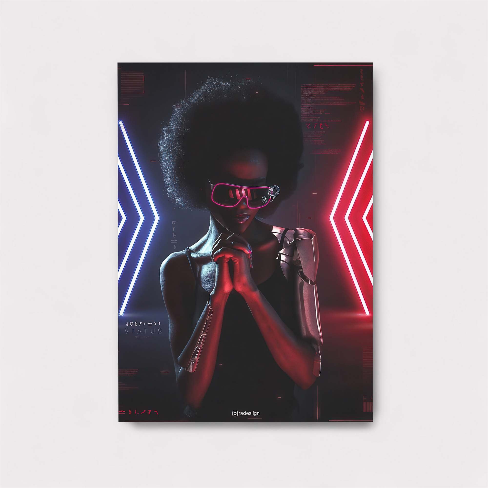 AfroCyber Safe Wall Magnetic / M