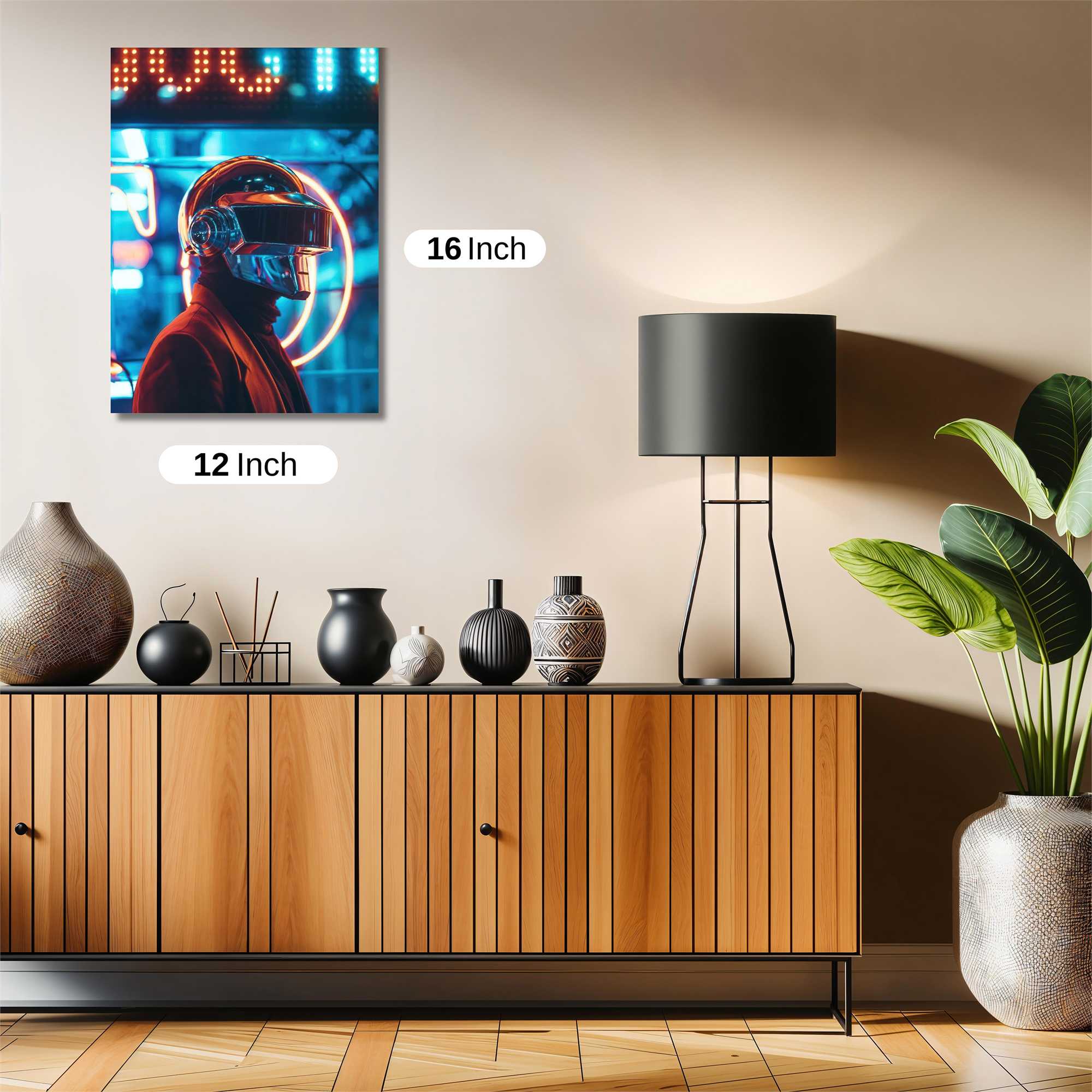 DaftPunkVibrant Safe Wall Magnetic / M