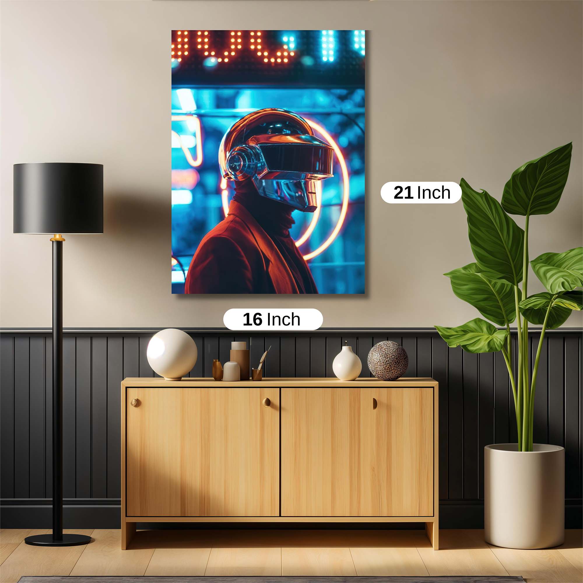 DaftPunkVibrant Safe Wall Magnetic / M