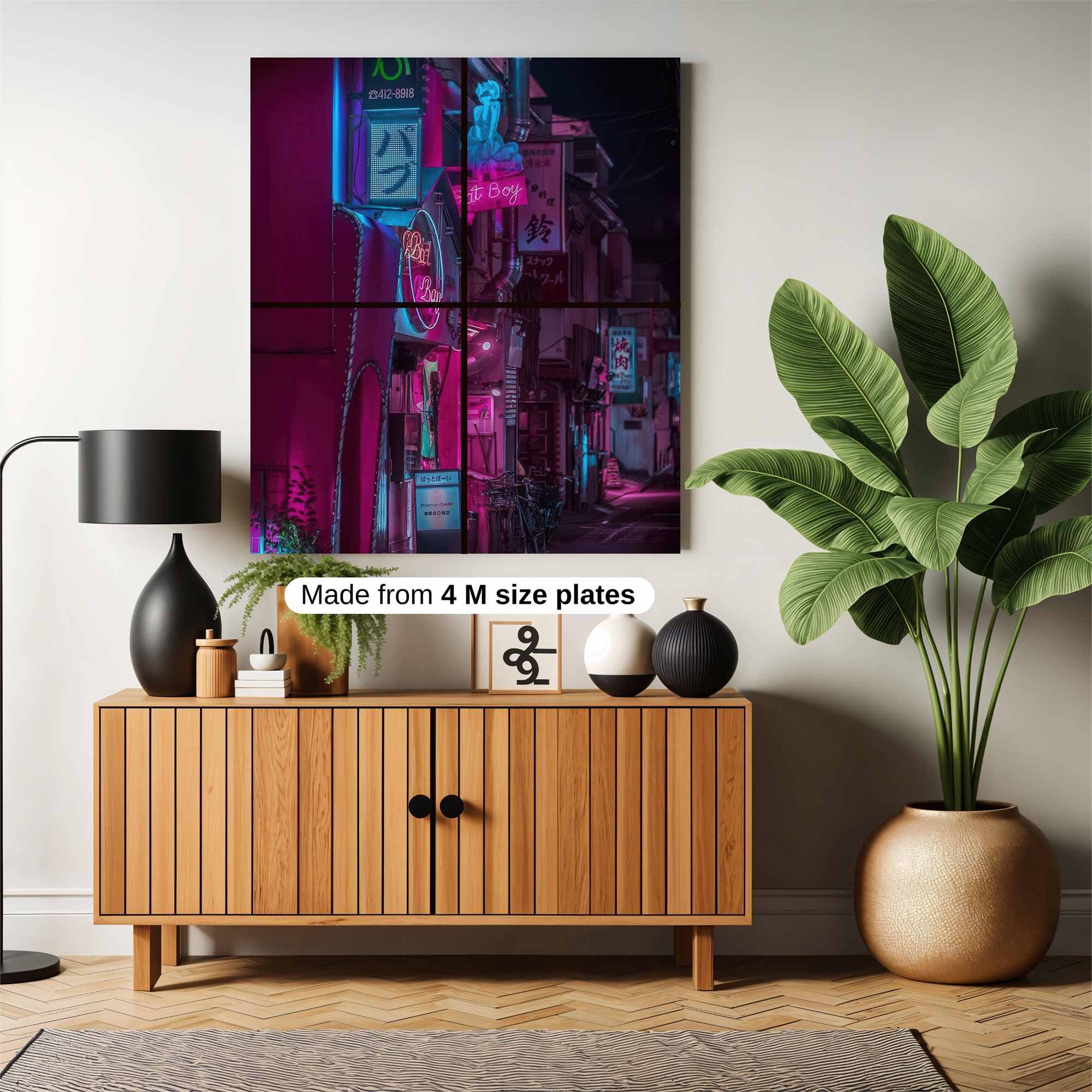 Neon Serenity Safe Wall Magnetic / M