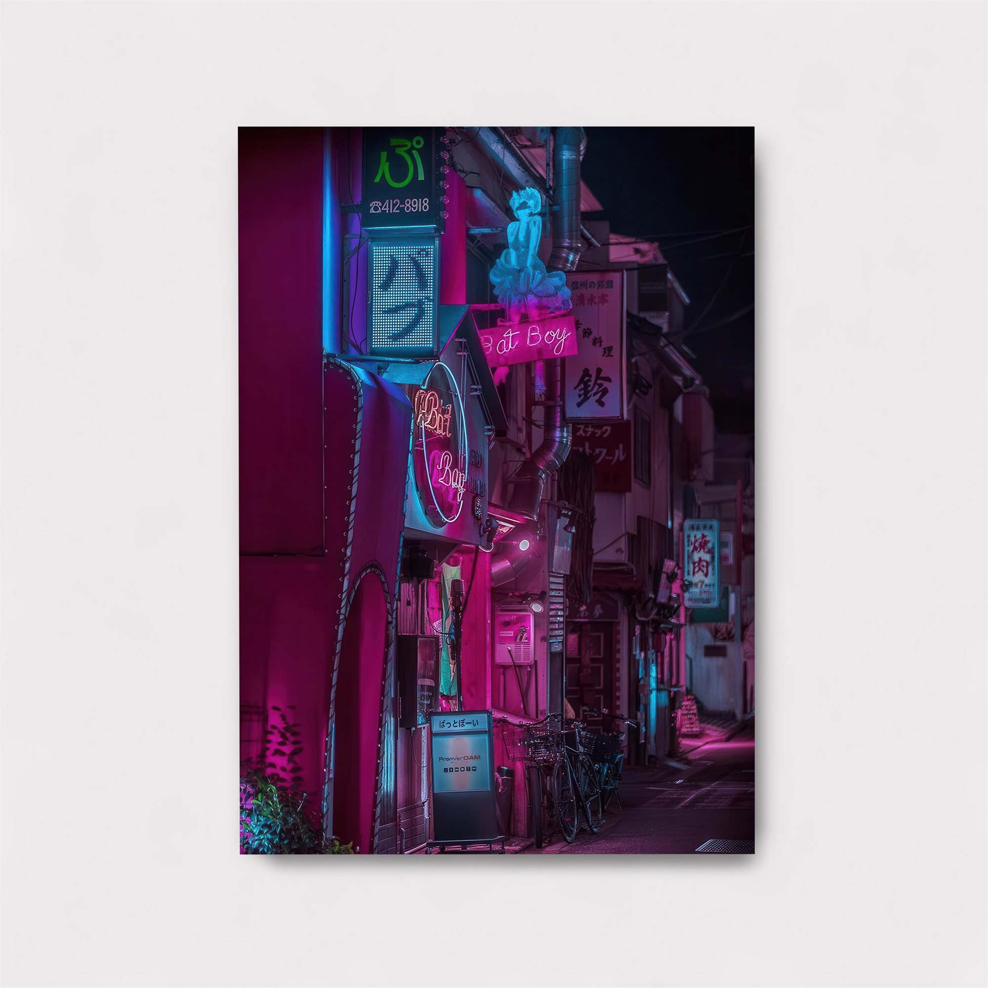 Neon Serenity Safe Wall Magnetic / M