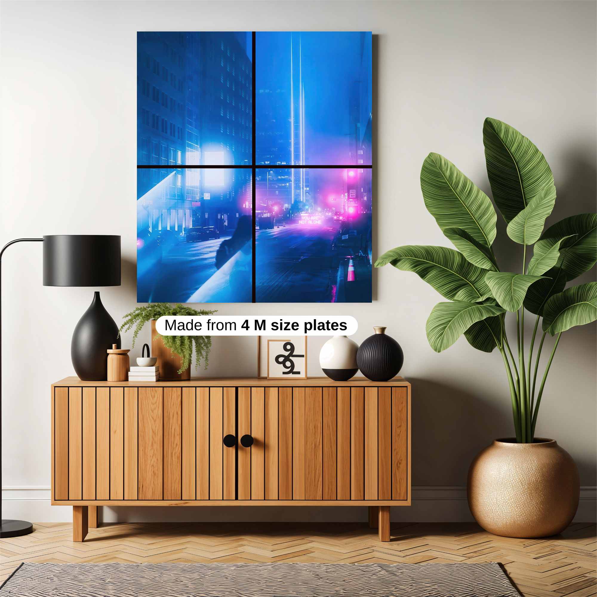 Neon Dreamscape Safe Wall Magnetic / M