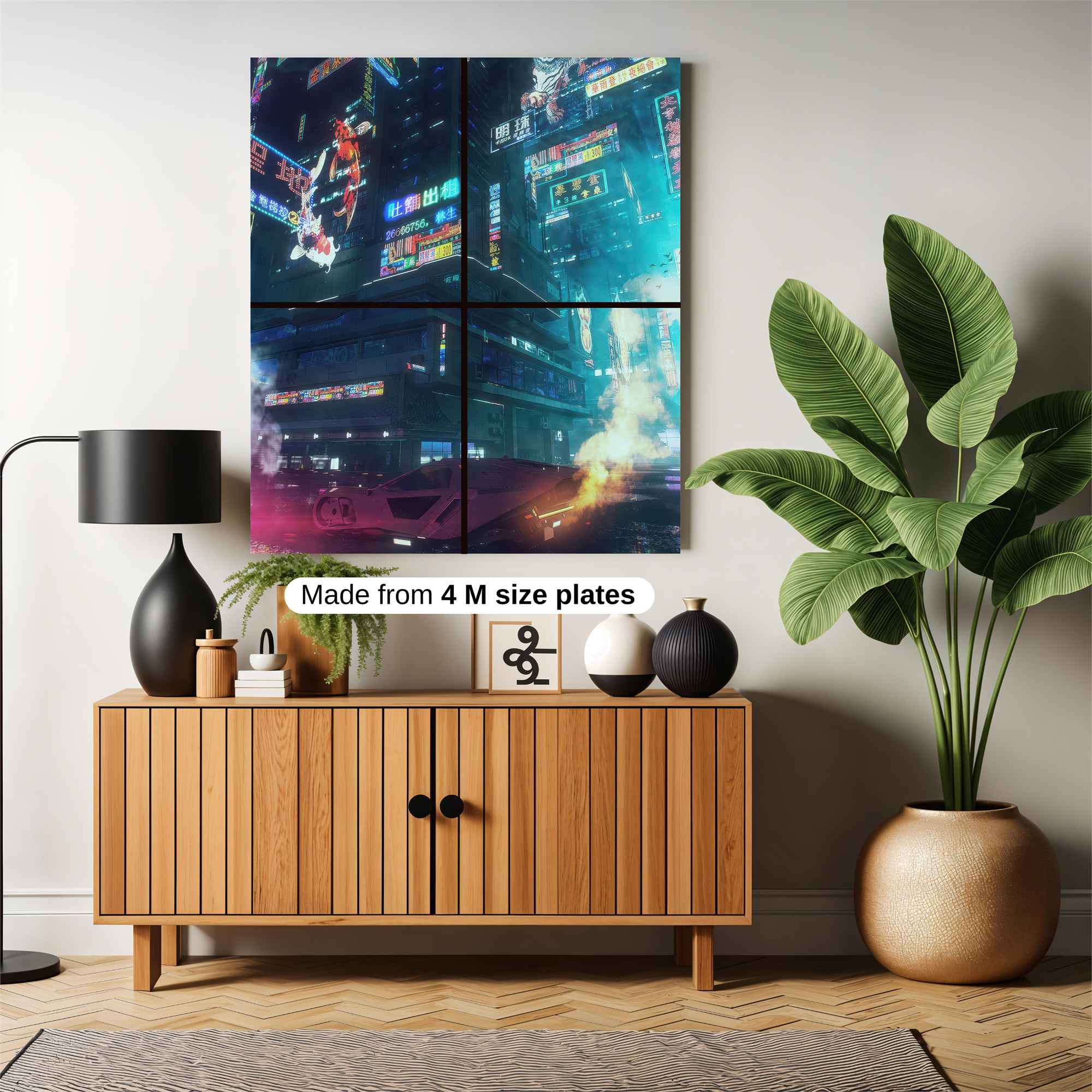 Cyberpunk Blaze Safe Wall Magnetic / M