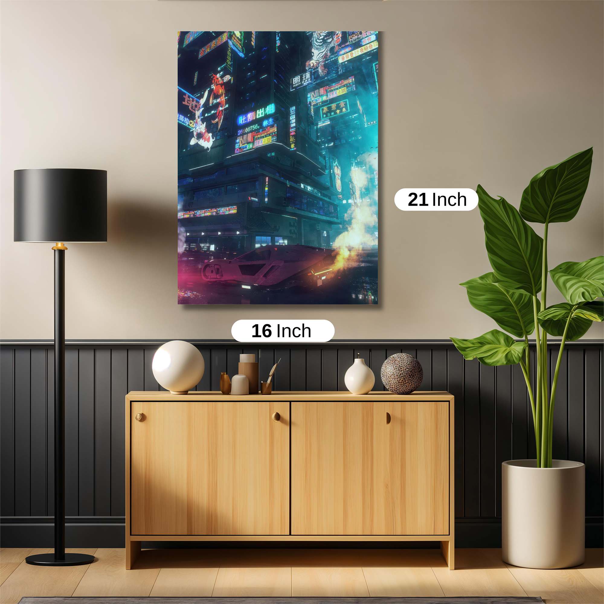 Cyberpunk Blaze Safe Wall Magnetic / M