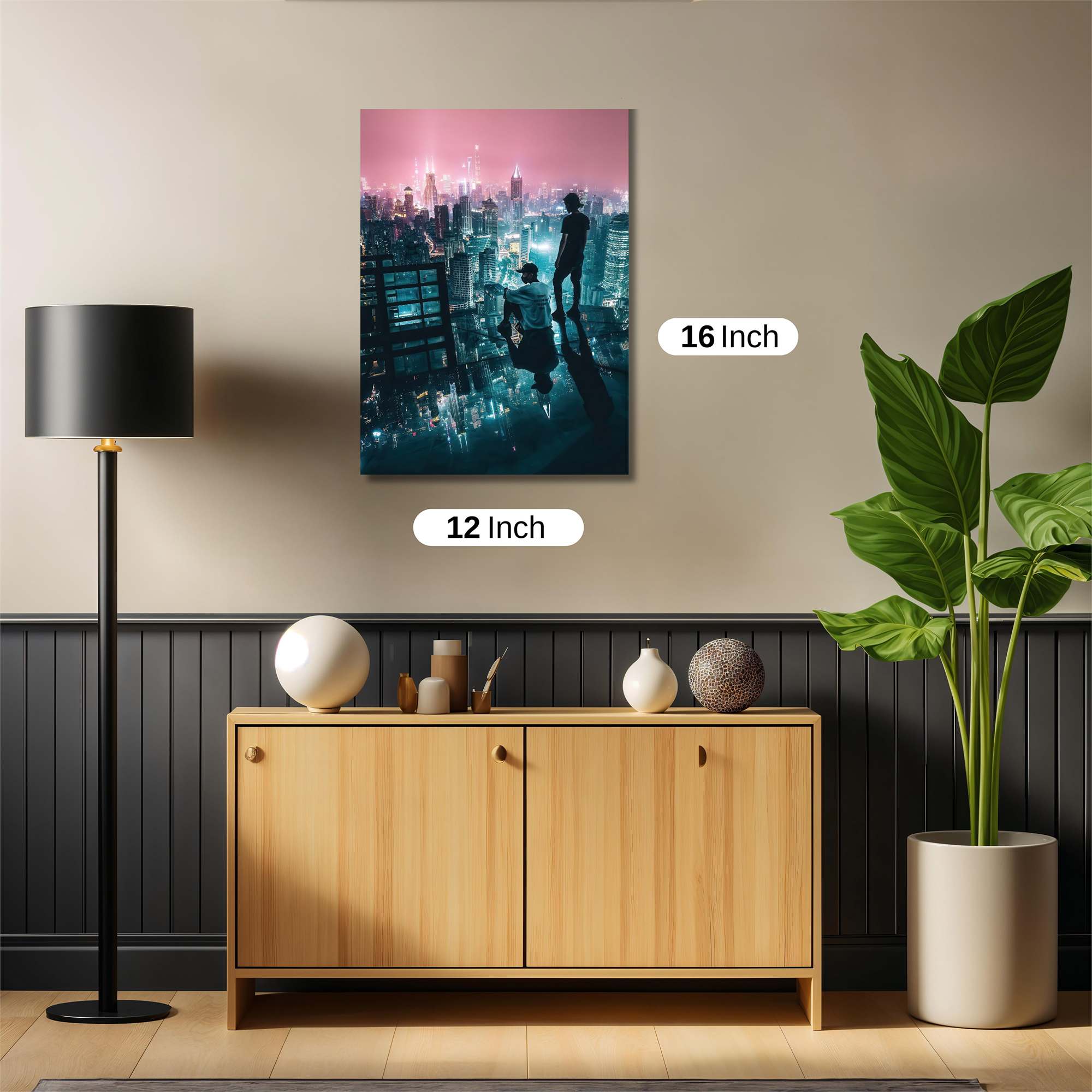 Cityscape Dream Safe Wall Magnetic / M