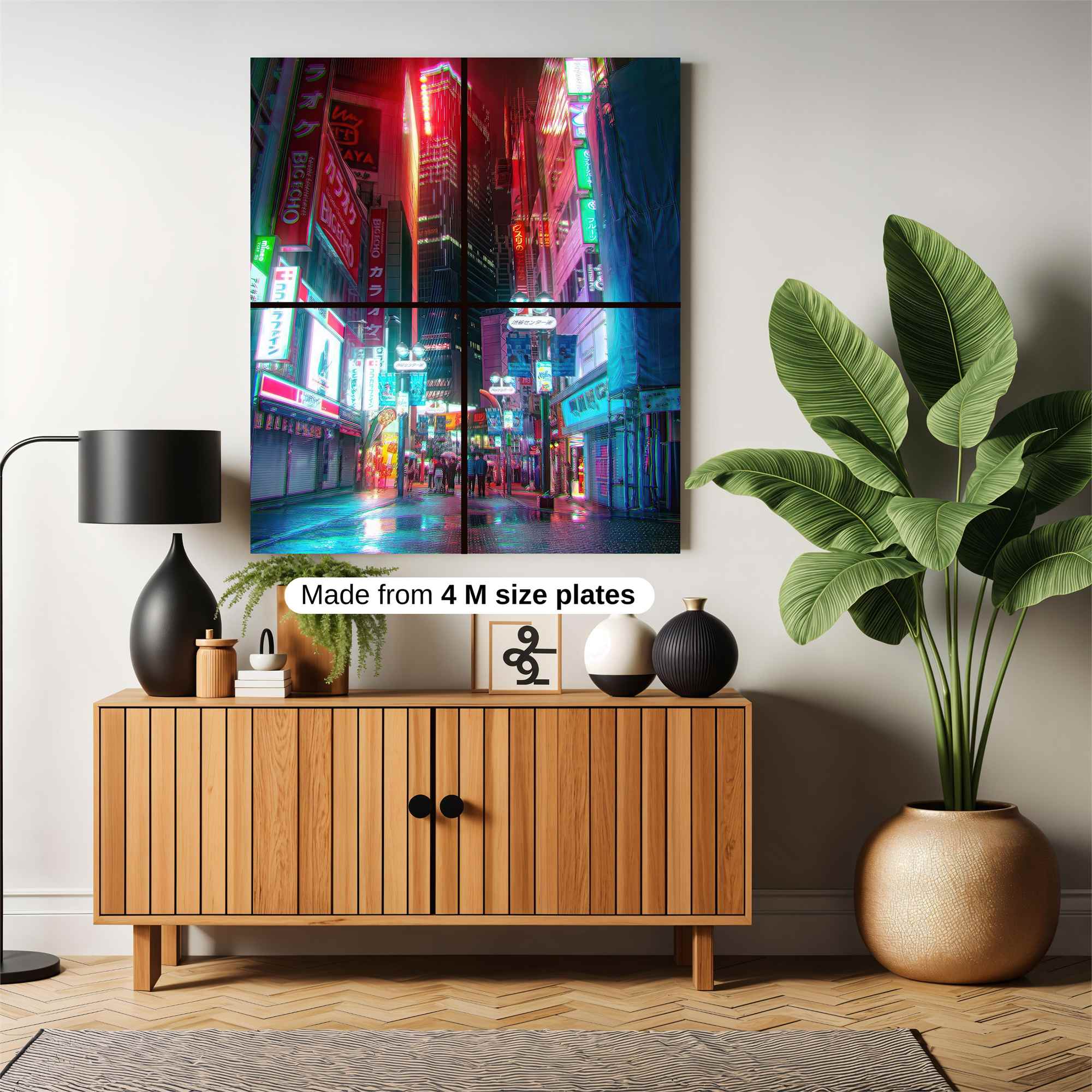 Tokyo Dystopia Safe Wall Magnetic / M