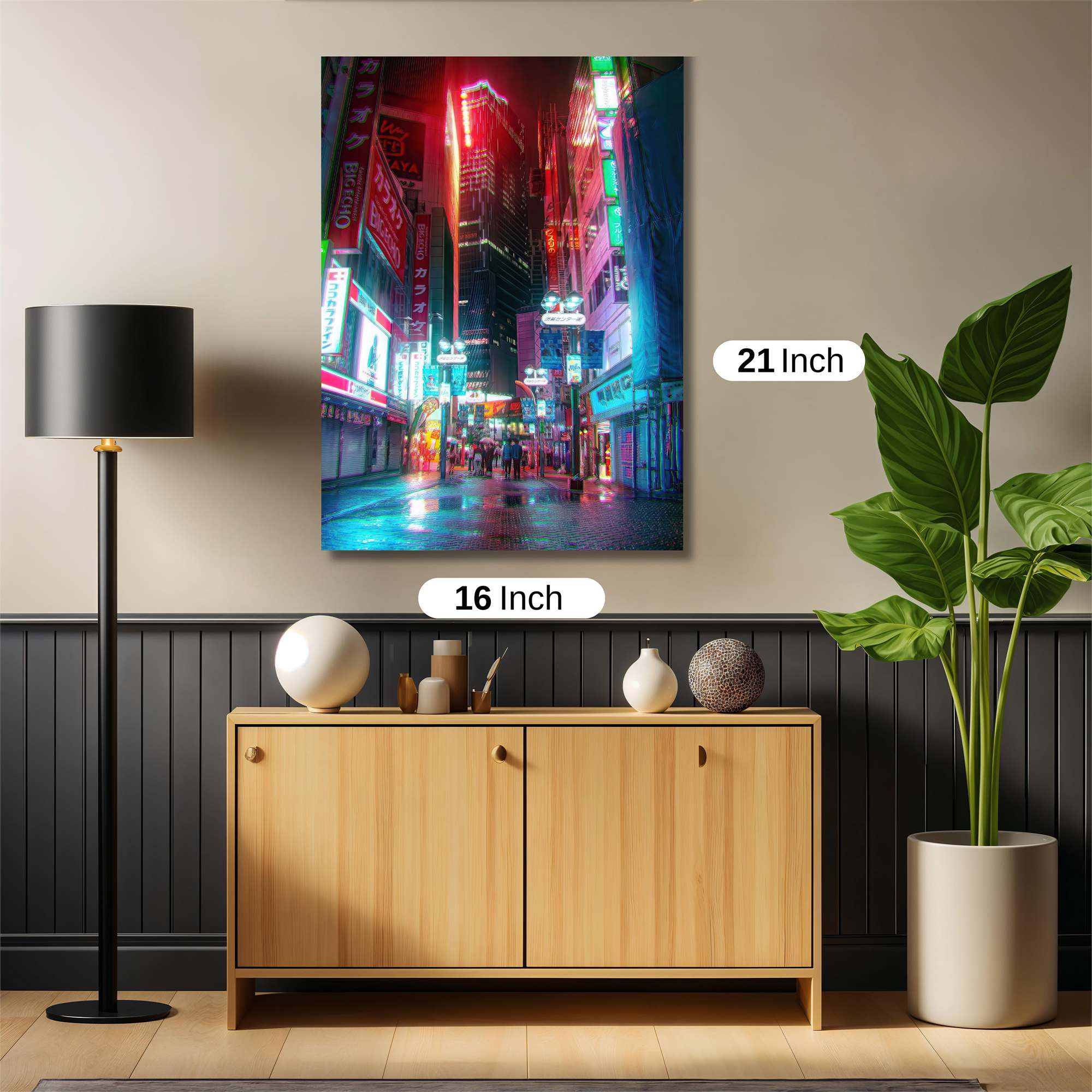 Tokyo Dystopia Safe Wall Magnetic / M