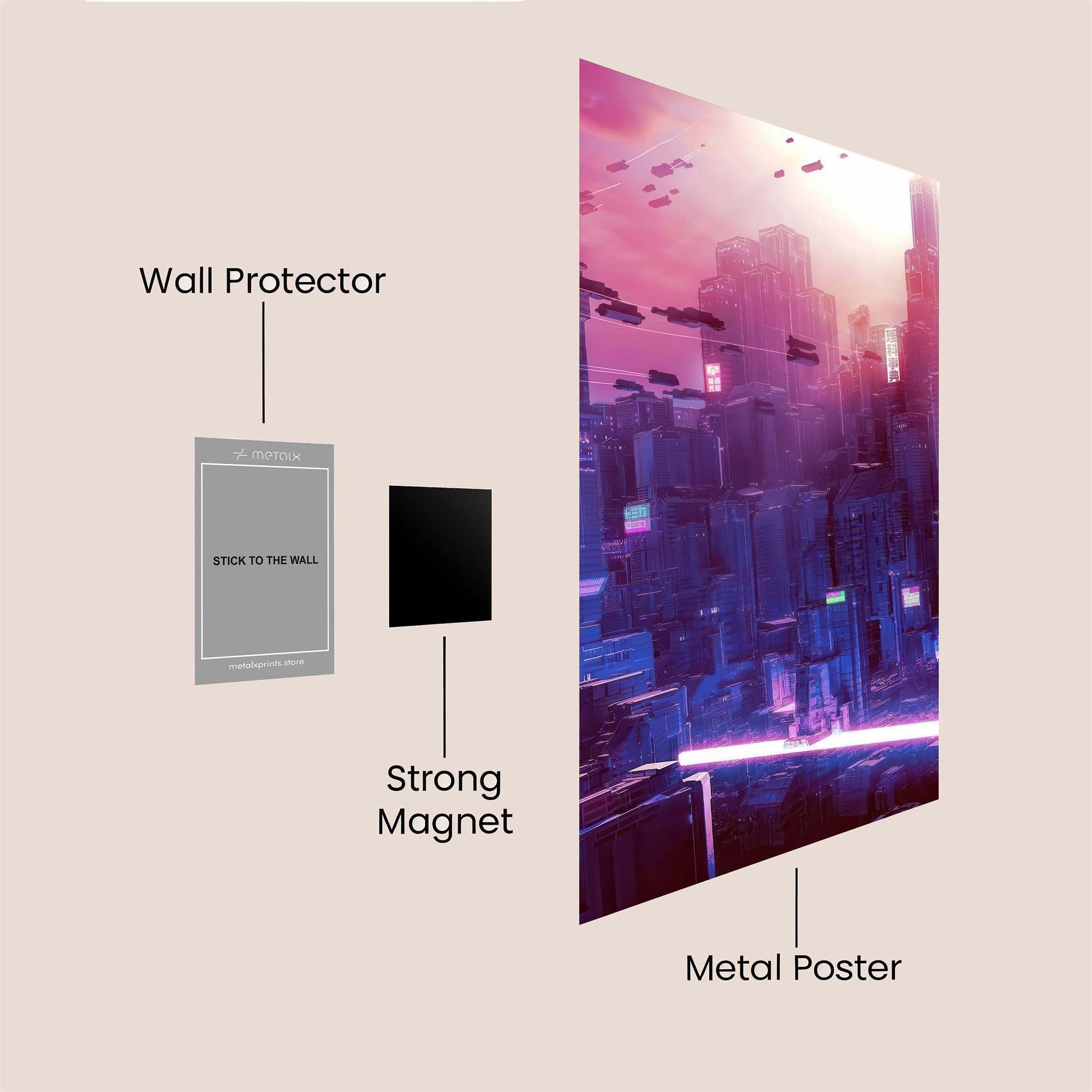 Cyberpunk Serenity Safe Wall Magnetic / M