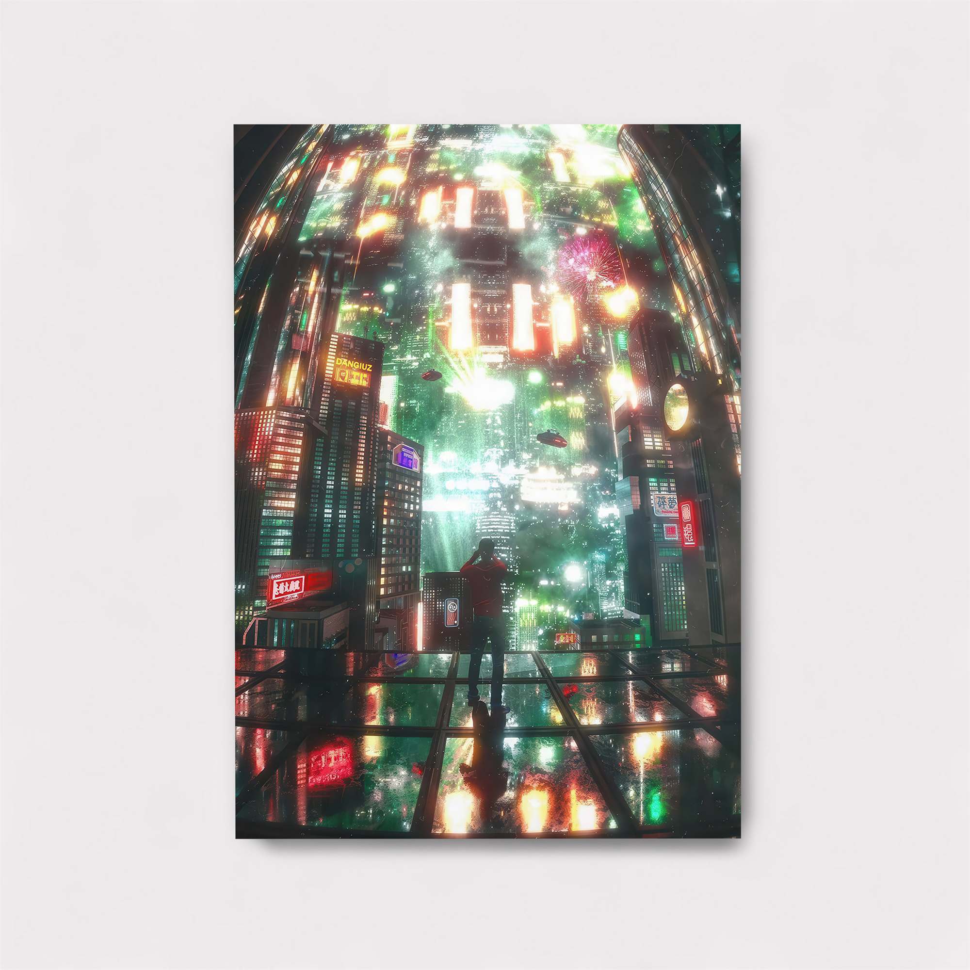 Neon Dreamscape Safe Wall Magnetic / M