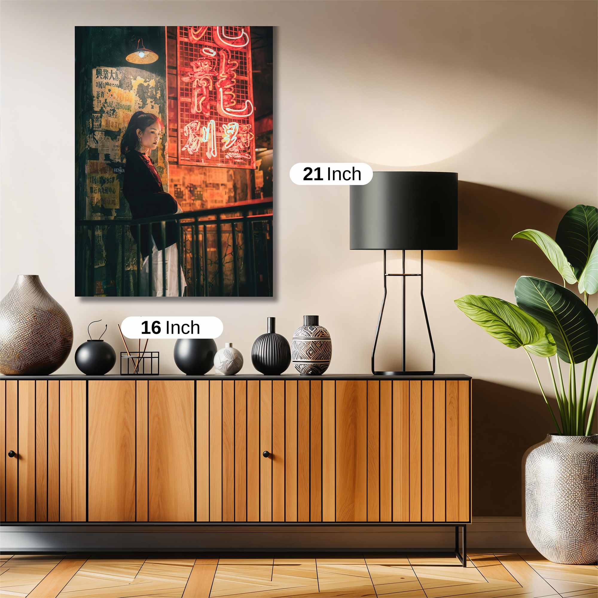 Neon Intrigue Safe Wall Magnetic / M