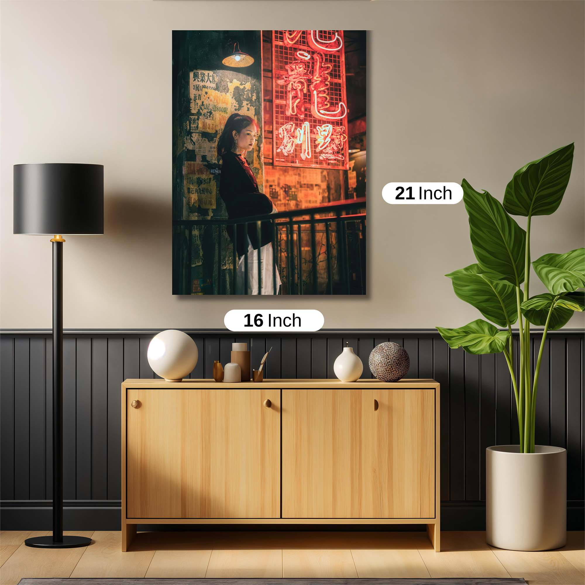 Neon Intrigue Safe Wall Magnetic / M