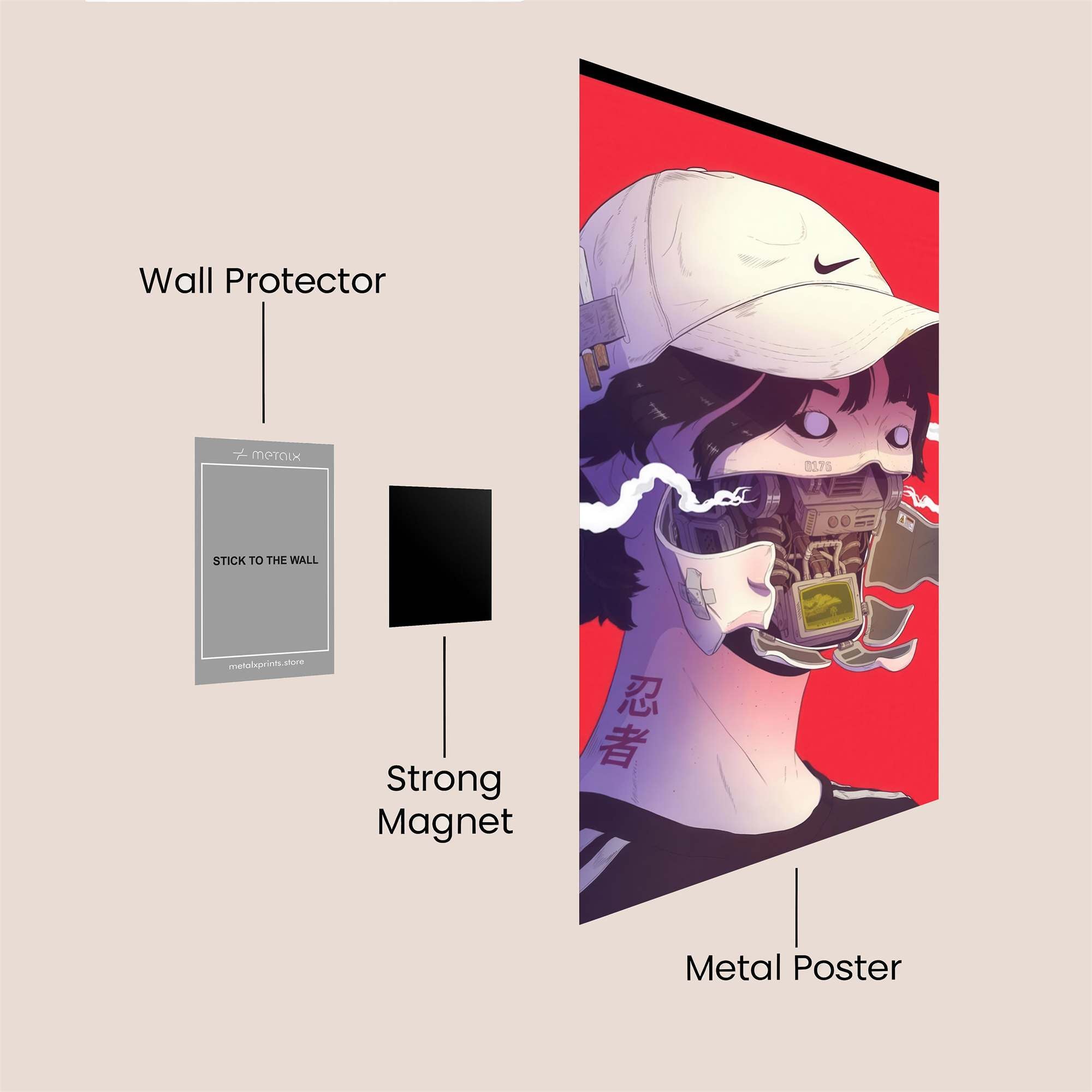 Cyberpunk Whisper Safe Wall Magnetic / M