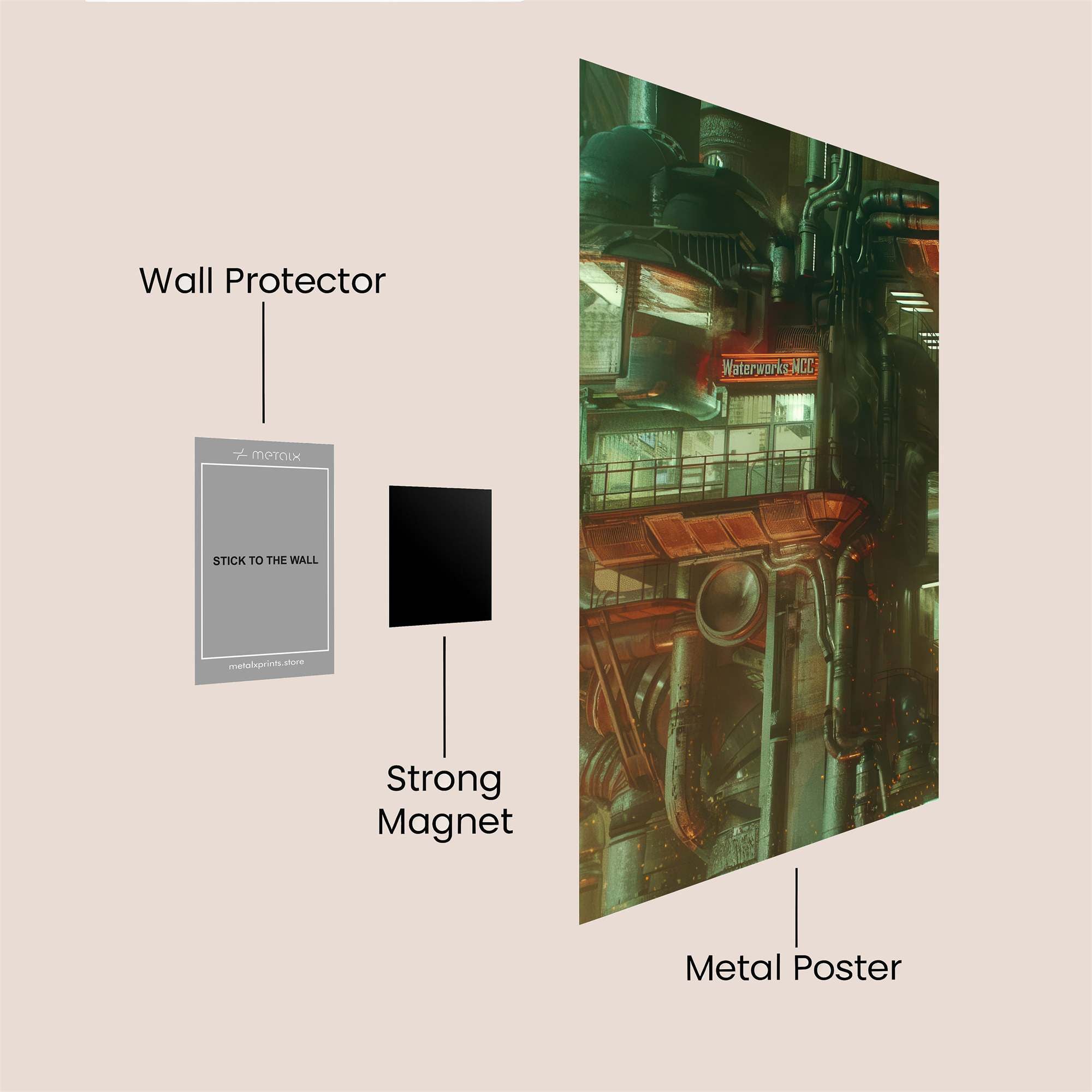 Factory Gloom Safe Wall Magnetic / M