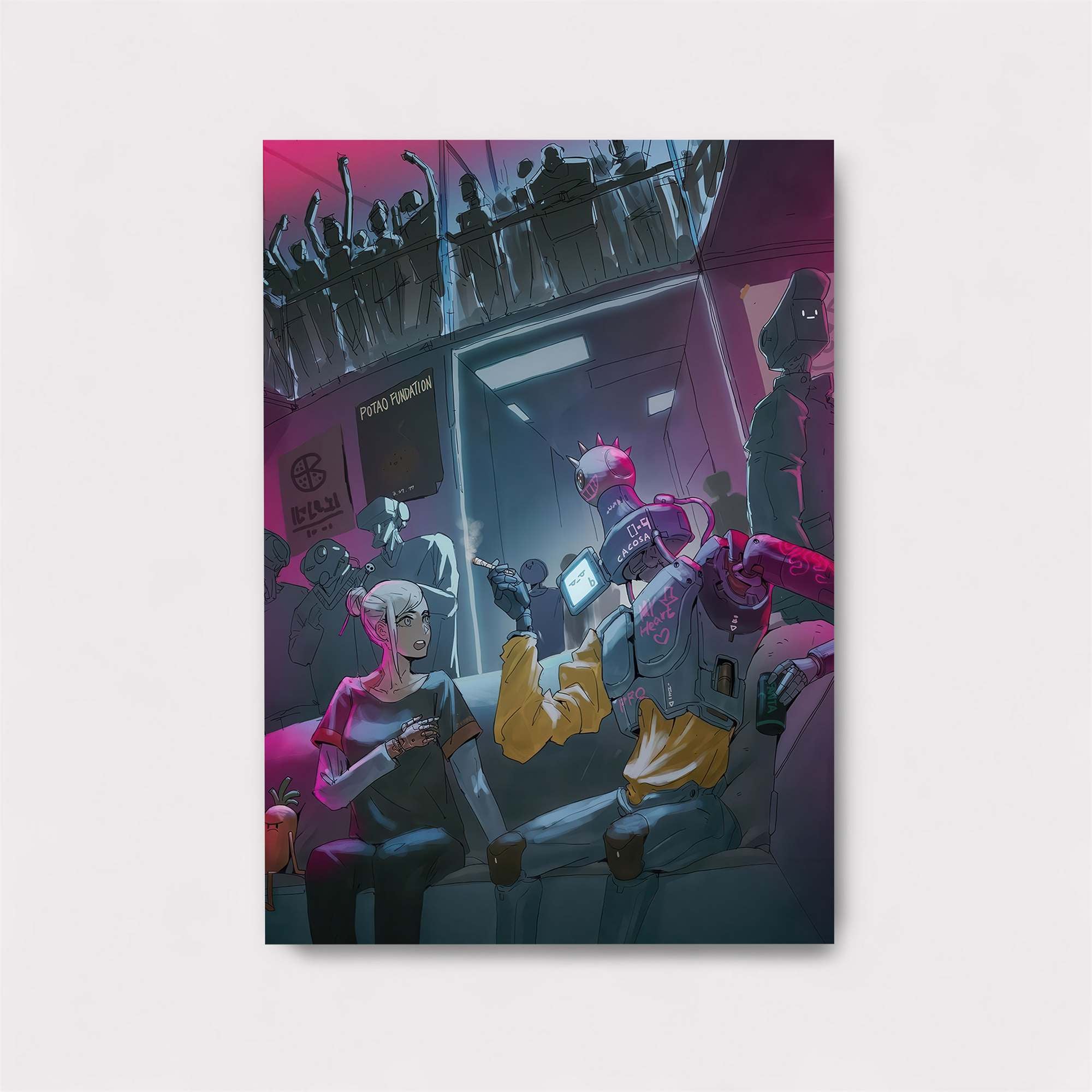 Cyberpunk Bliss Safe Wall Magnetic / M