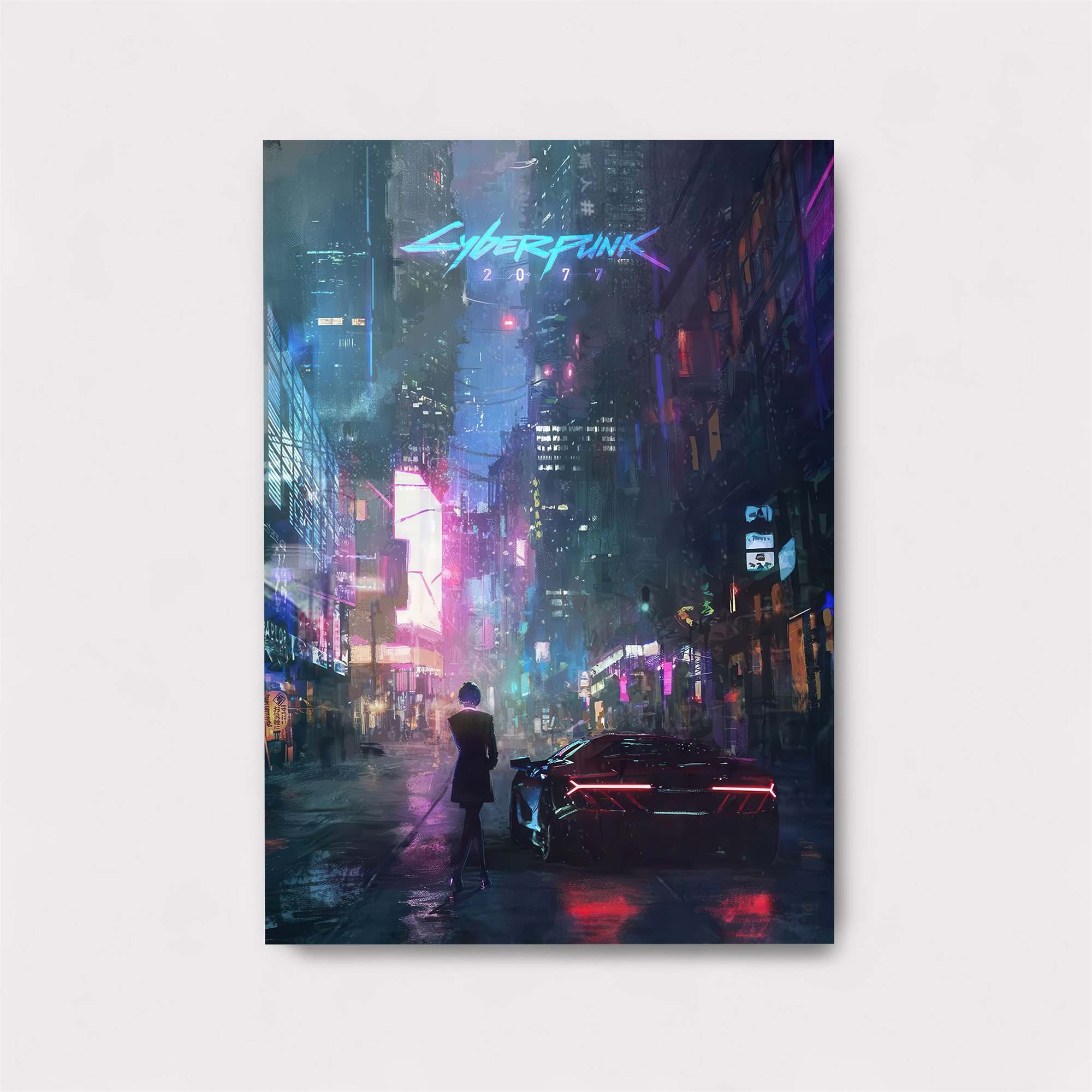 Cyberpunk Dreamscape Safe Wall Magnetic / M