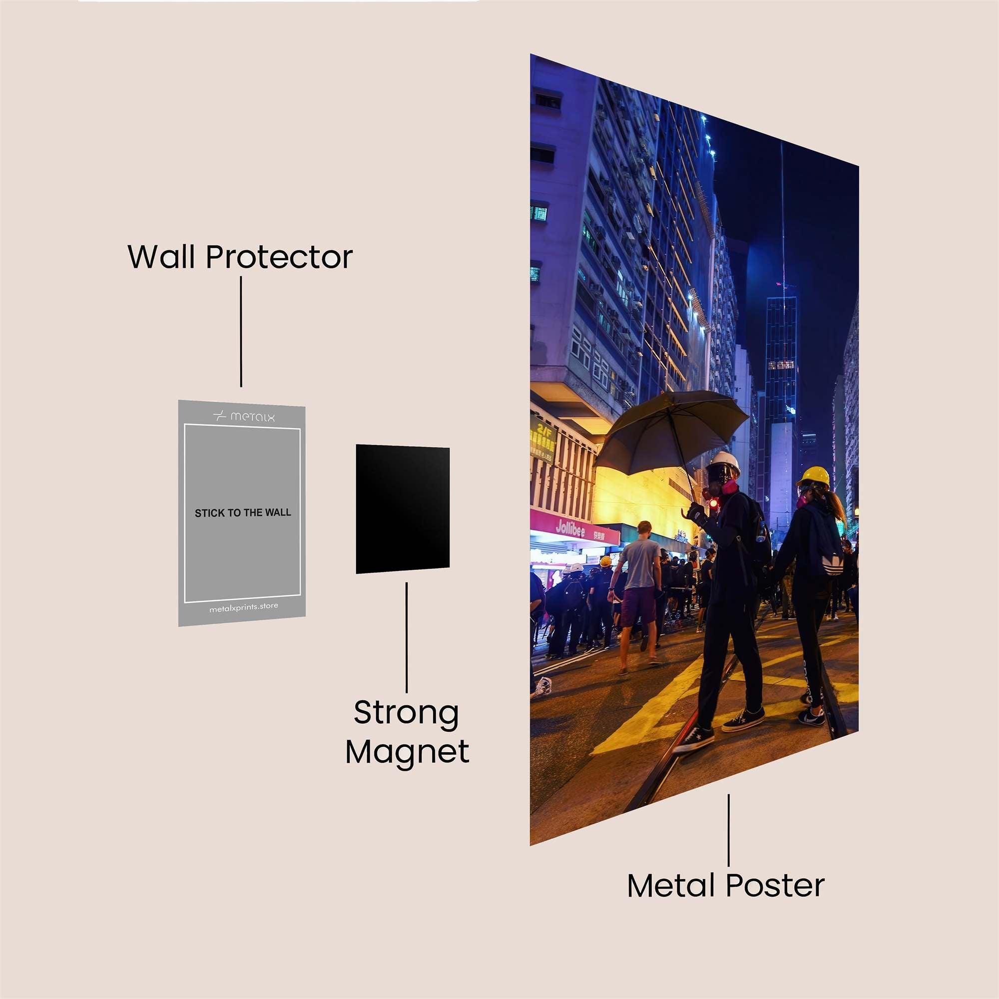 Protest Pulse Safe Wall Magnetic / M