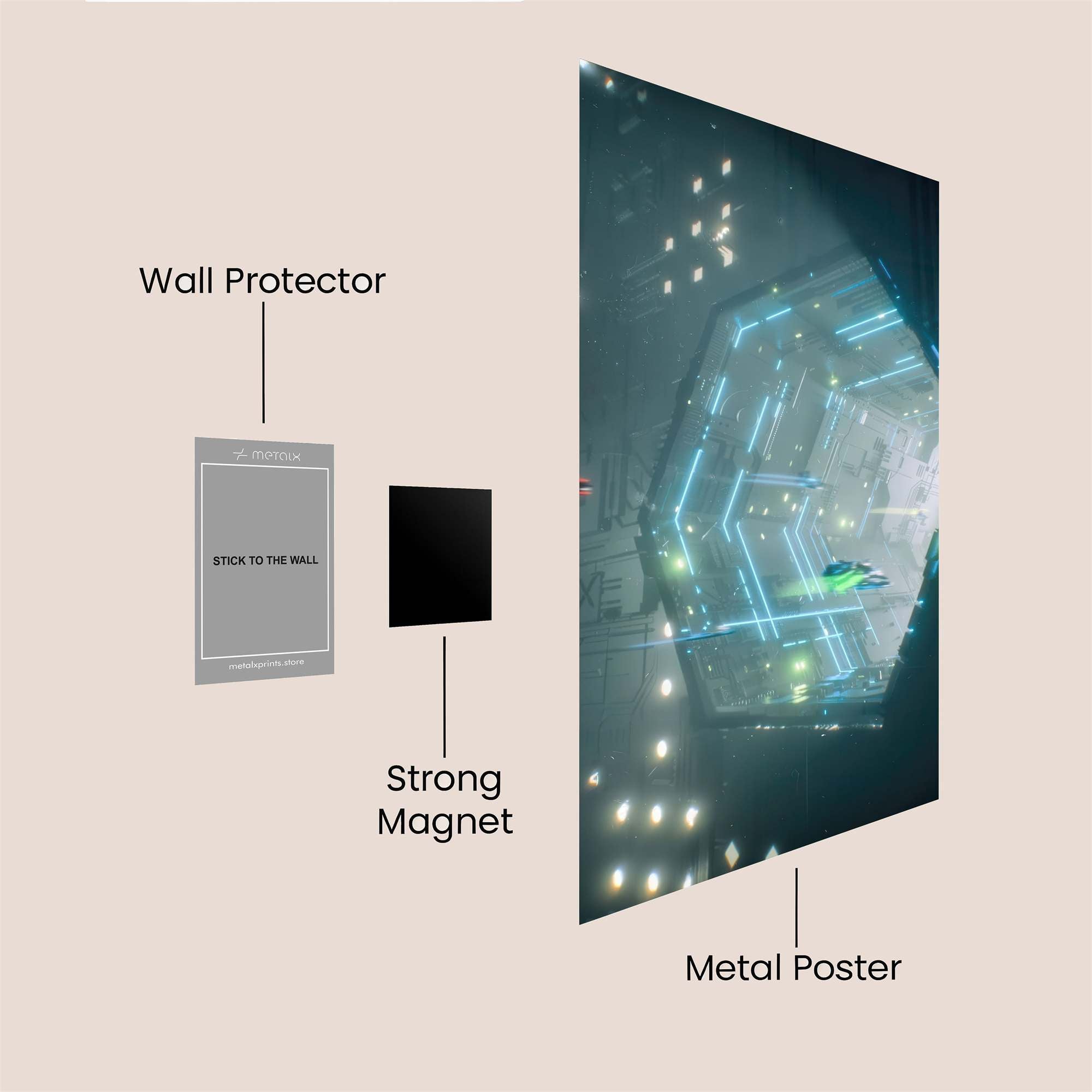 Starship Serenity Safe Wall Magnetic / M