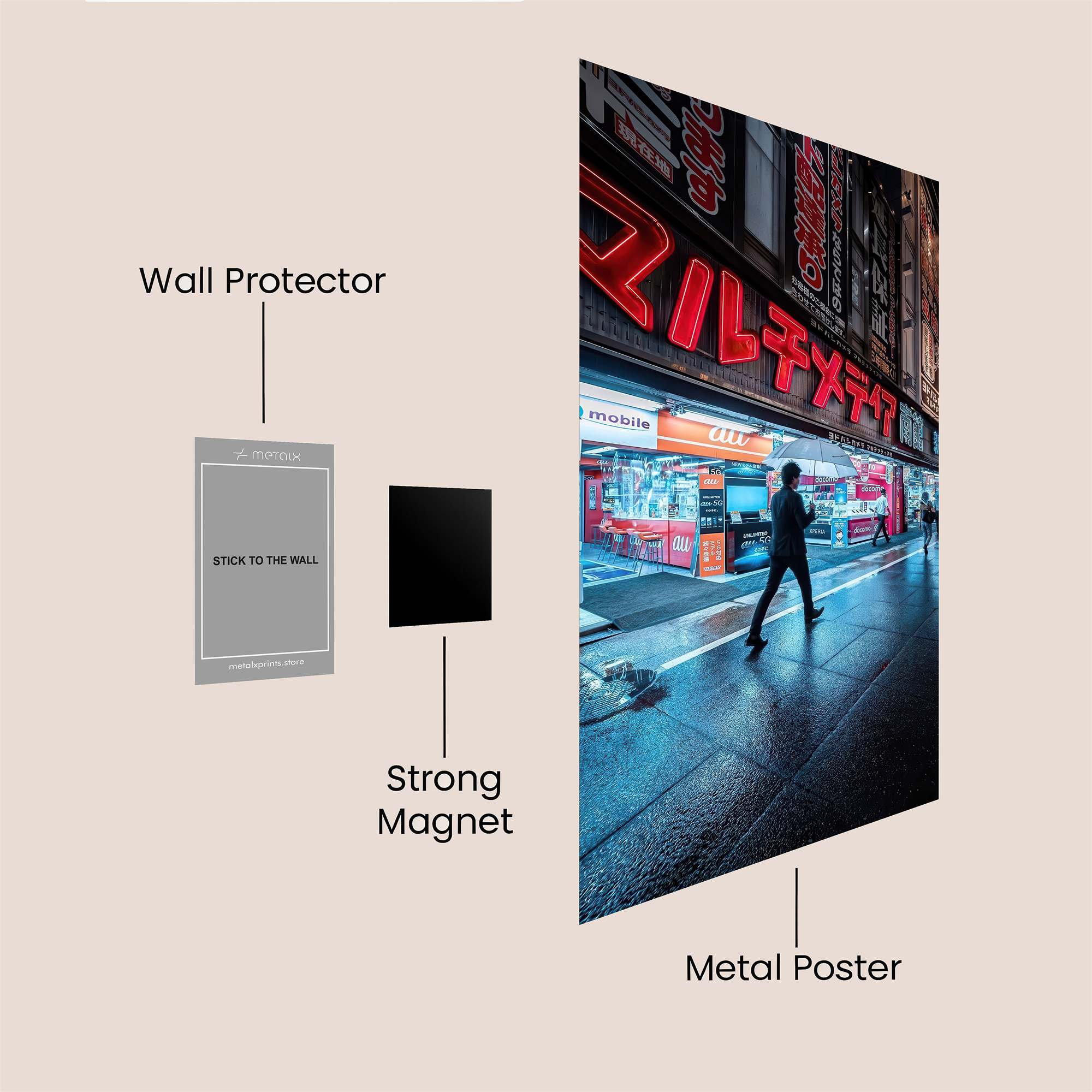 Neon Dream Safe Wall Magnetic / M