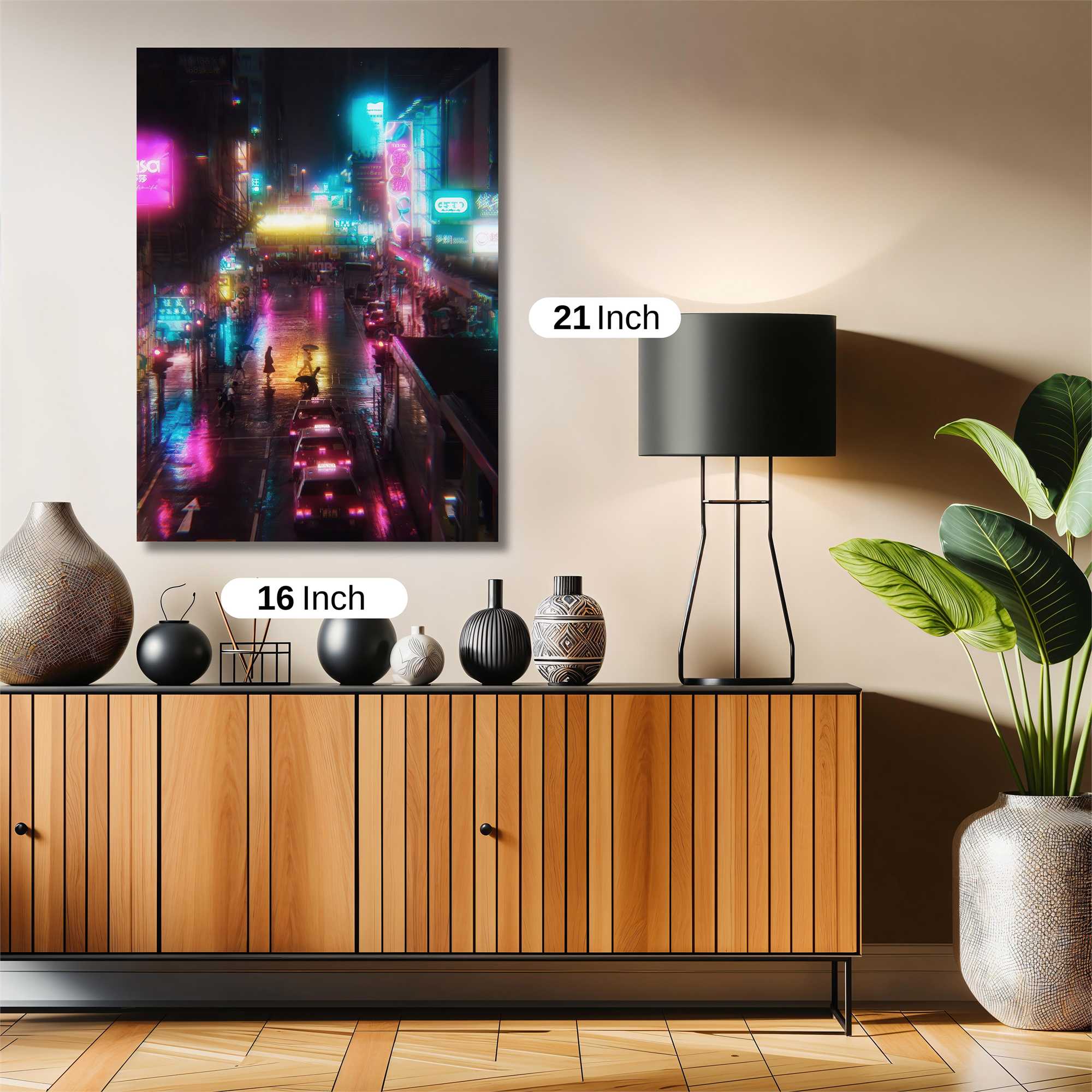 Neon Serenity Safe Wall Magnetic / M