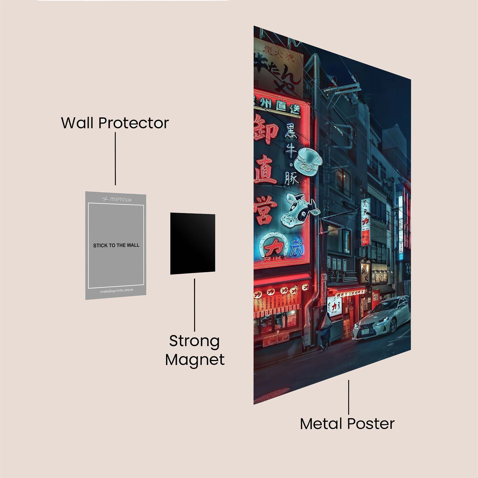 Kabukicho Enigma Safe Wall Magnetic / M