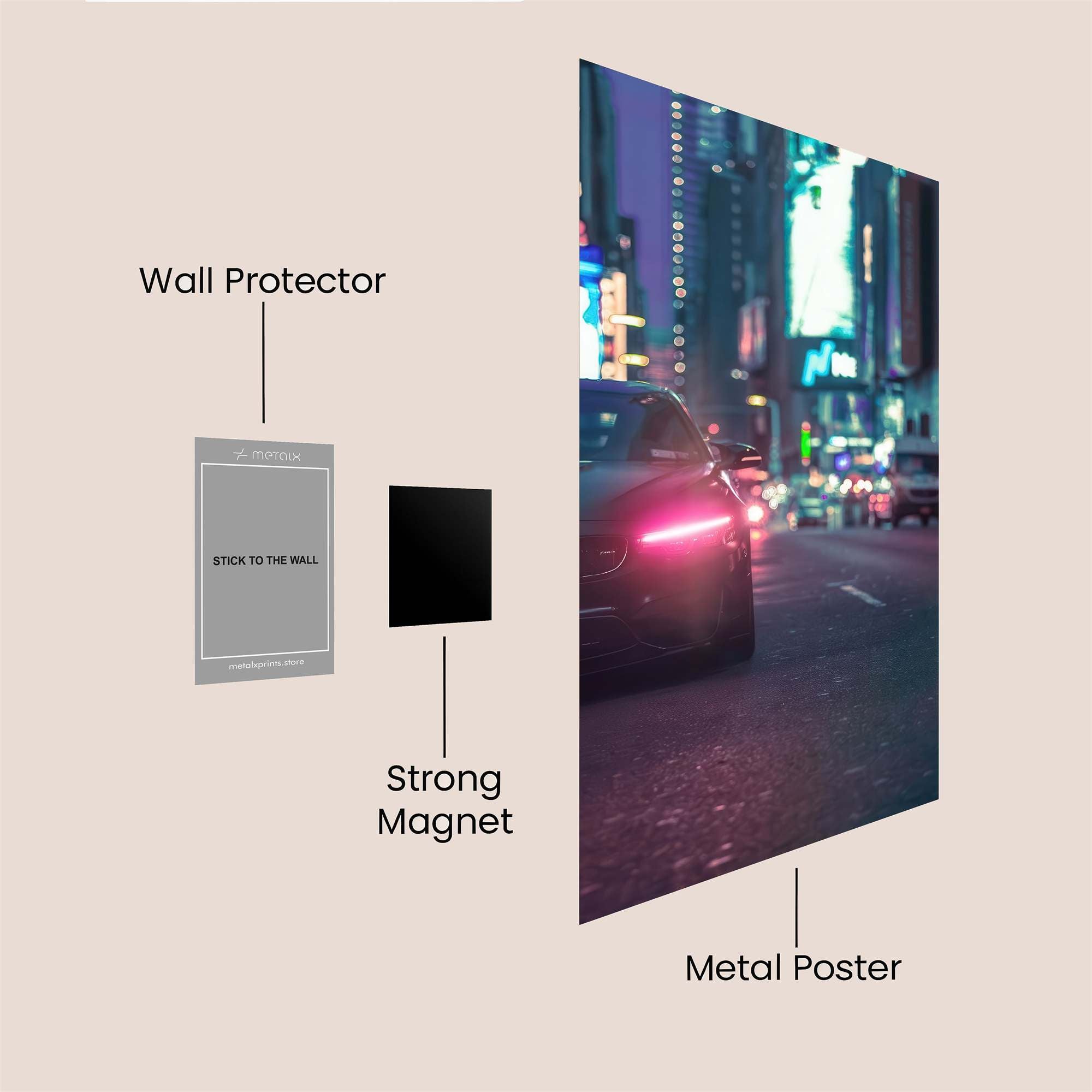 NeonRush Safe Wall Magnetic / M